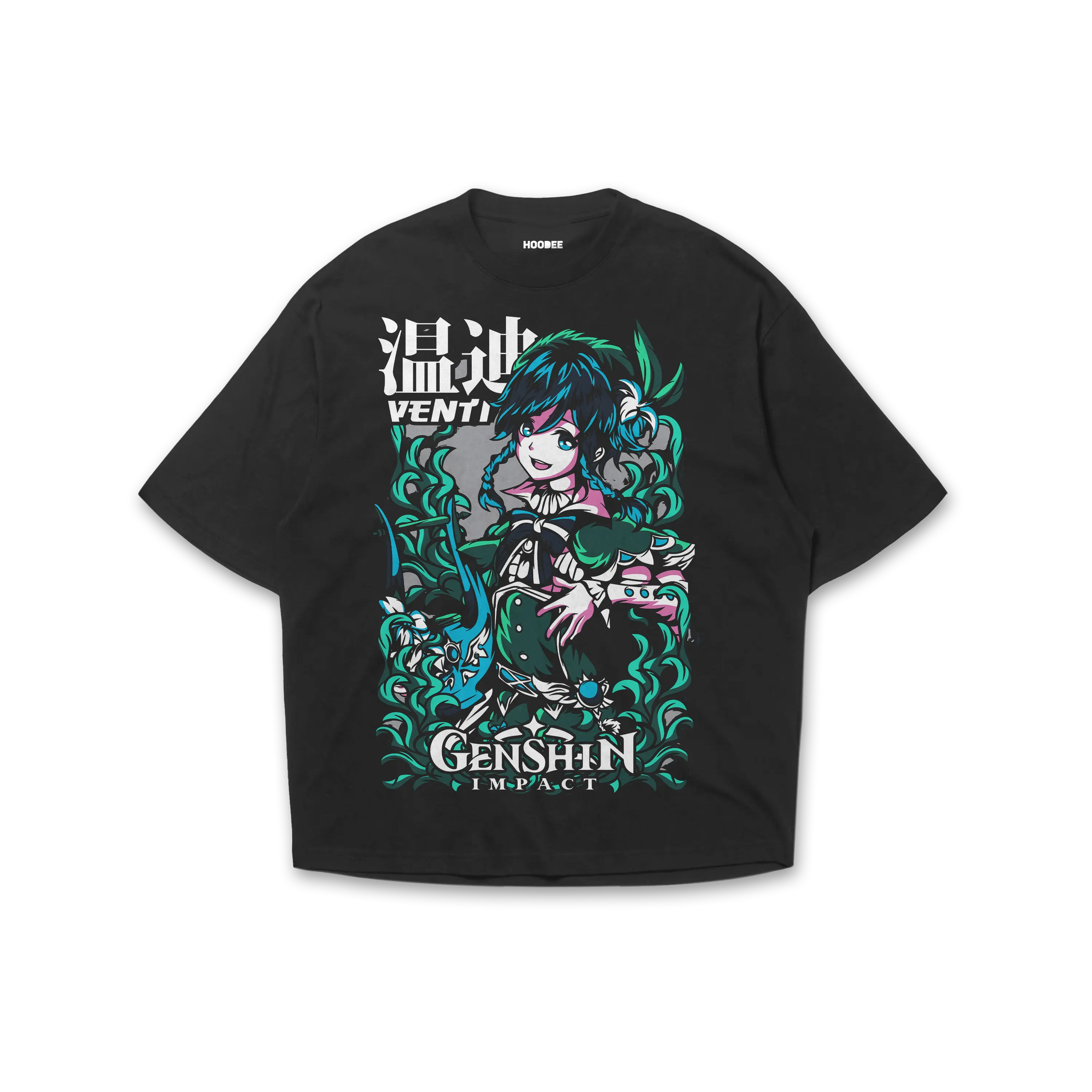 Playera oversize Genshin impact - Venti HOODEE