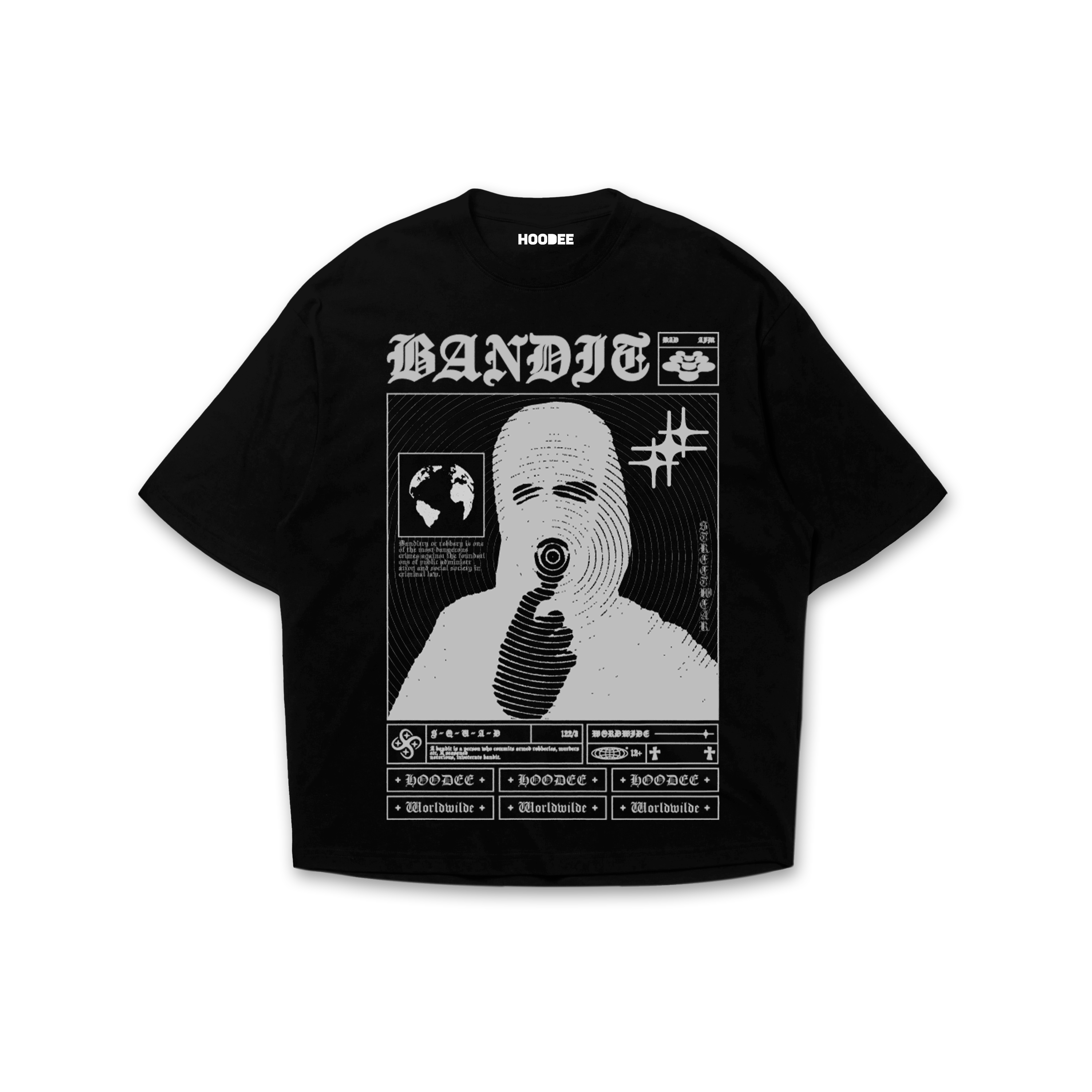 Playera oversize Bandit