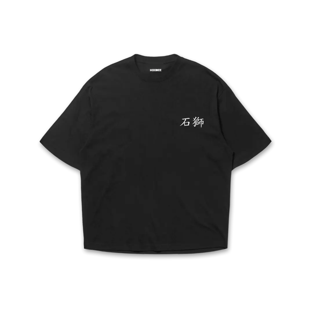 Playera oversize Foo dog HOODEE