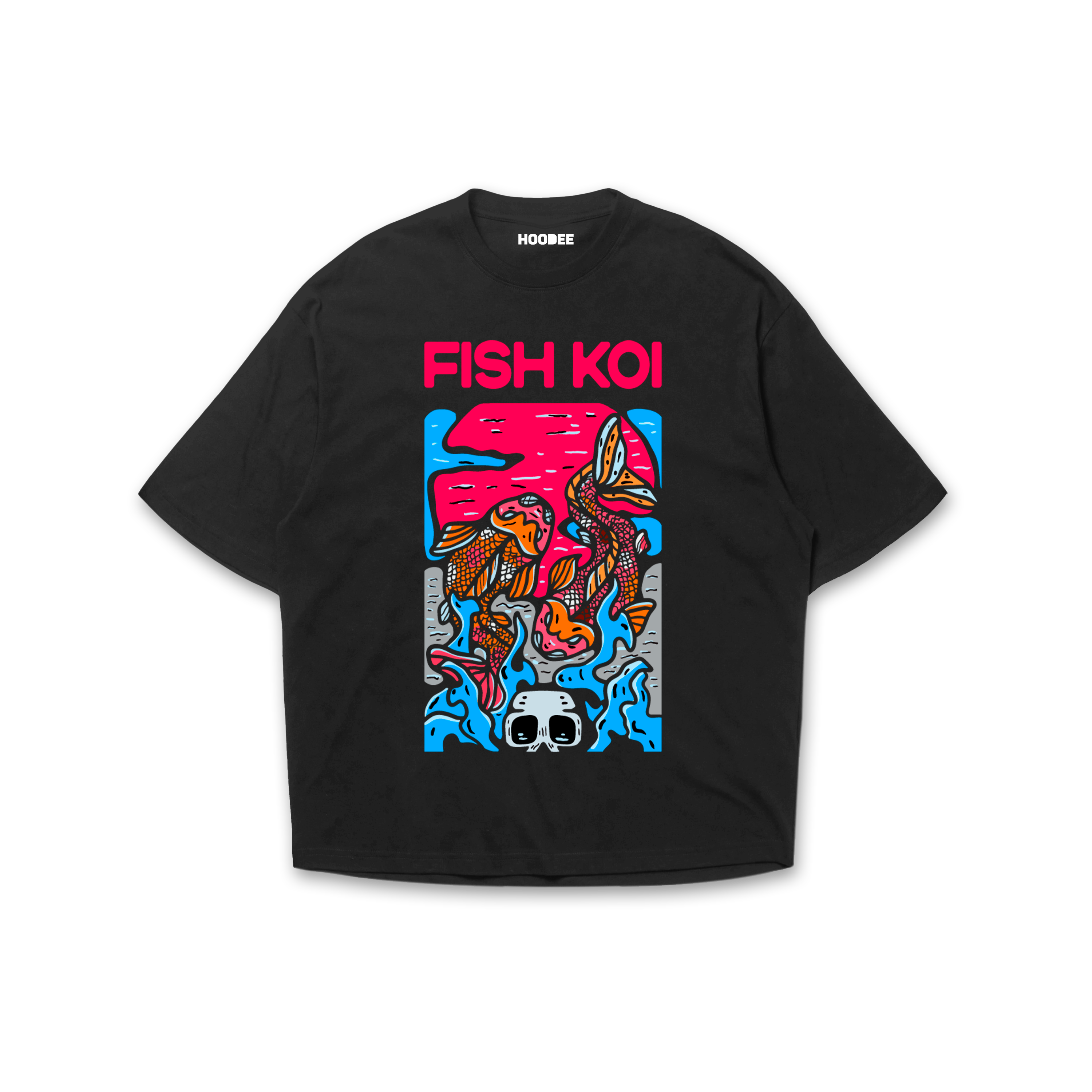 Playera oversize FISH KOI