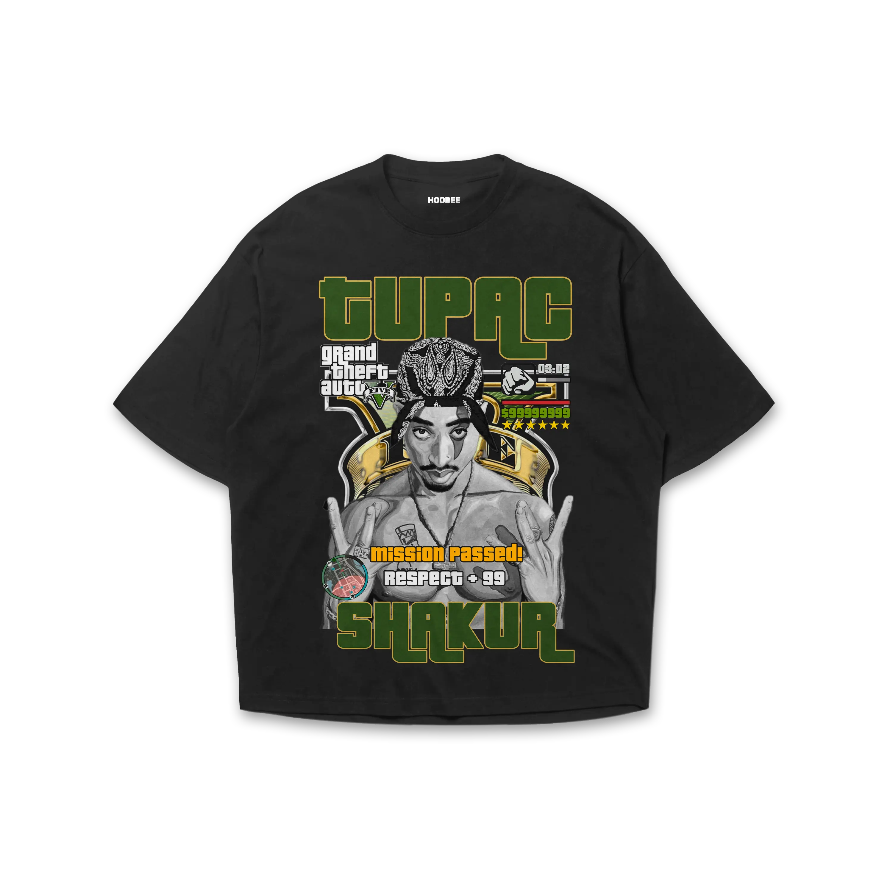 Player oversize - Tupac Shakur #38 HOODEE