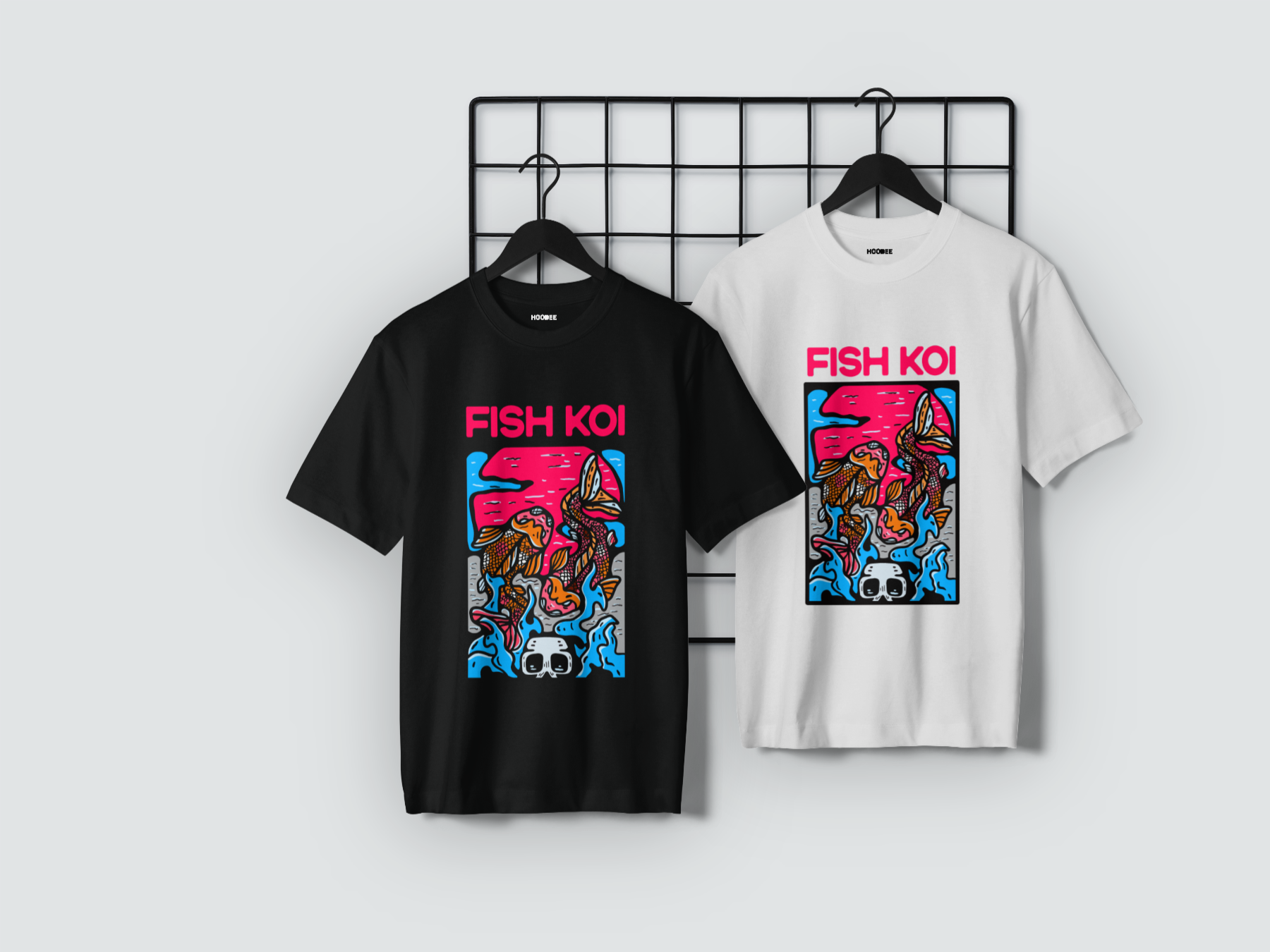 Playera manga corta KOI FISH