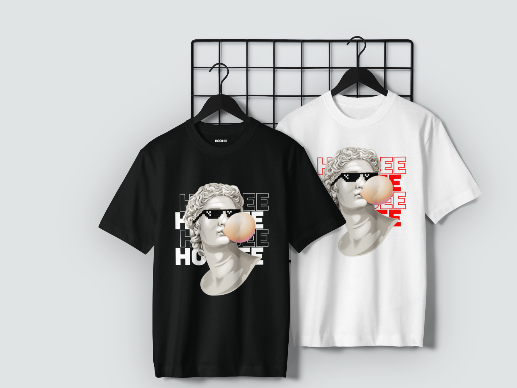 Playera manga corta Cabeza hoodee
