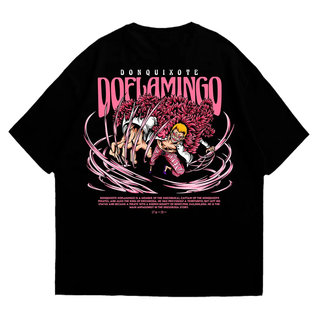 Playera oversize One piece - Doflamingo #1 HOODEE