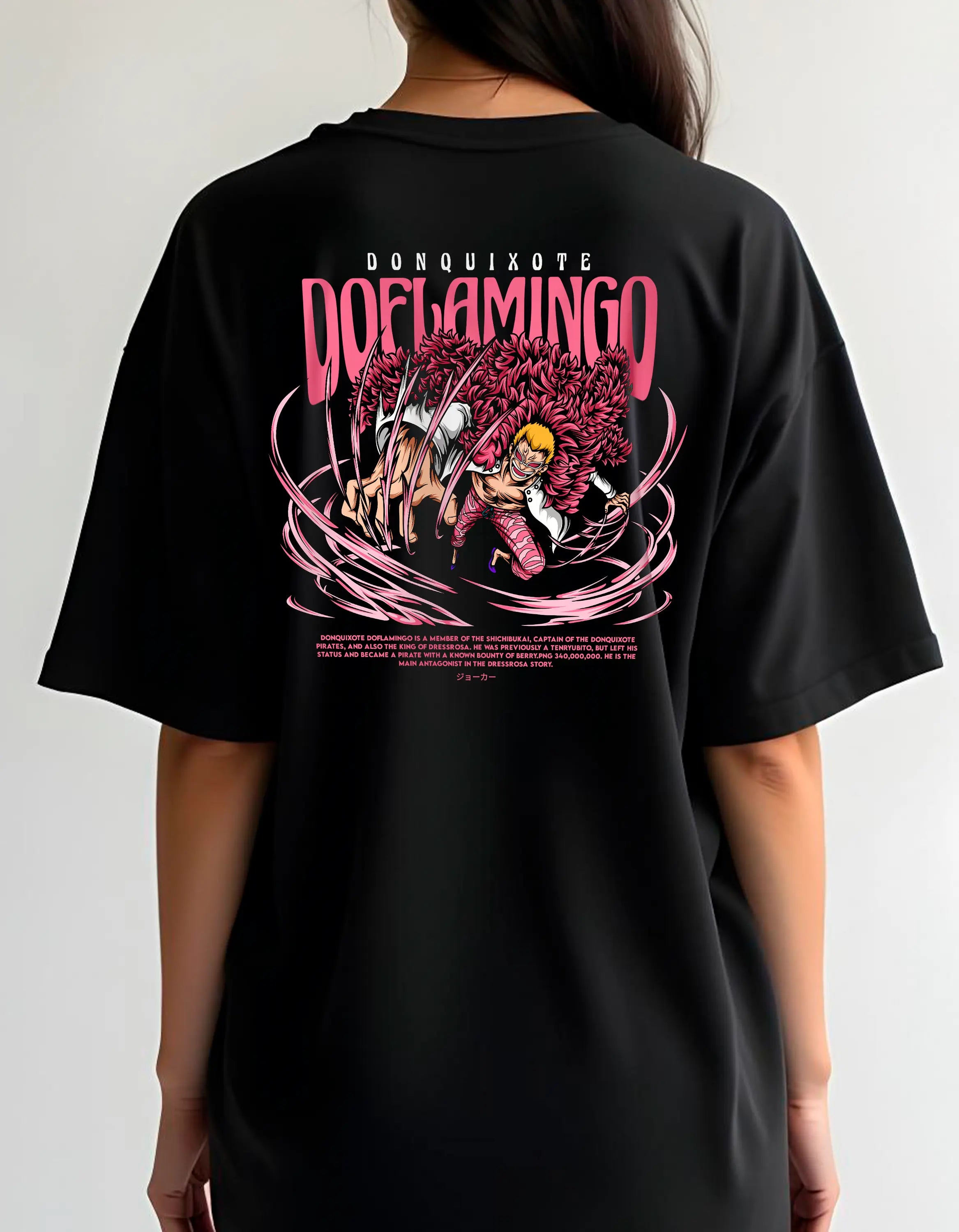 Playera oversize One piece - Doflamingo #1 HOODEE