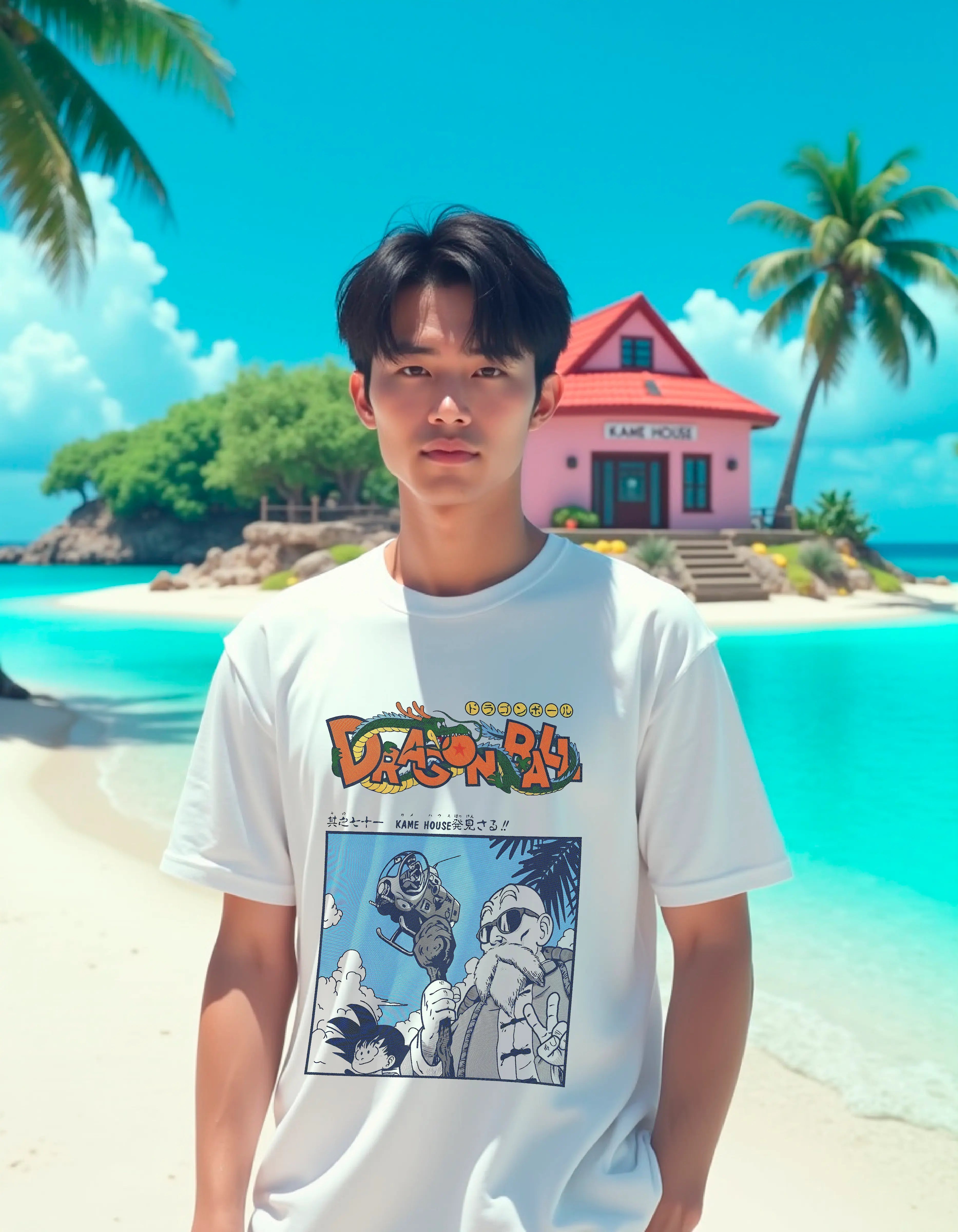 Playera oversize Dragon Ball Z - Maestro Roshi #2 HOODEE