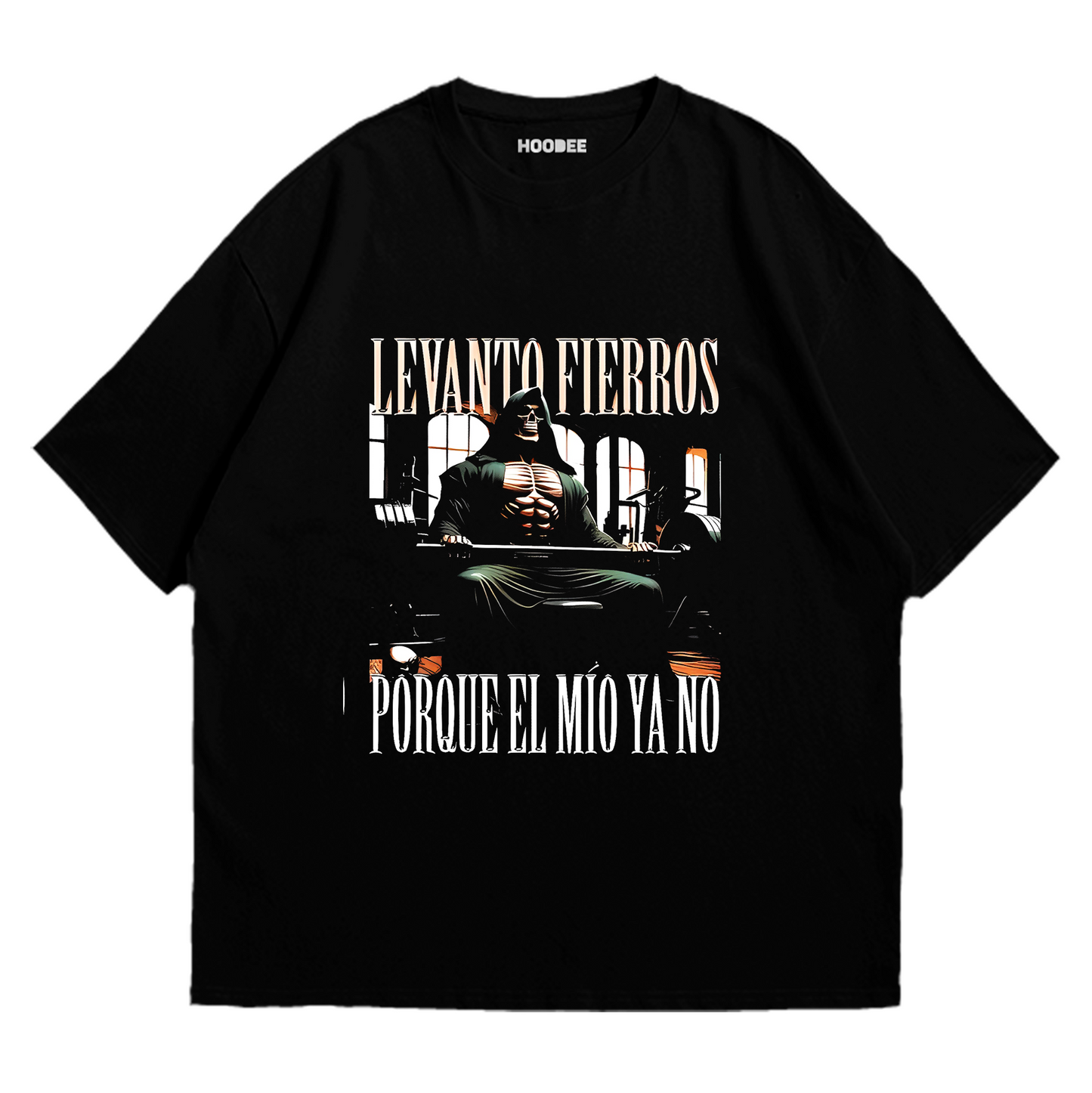 Playera oversize - El gym nunca falla, lo otro sí