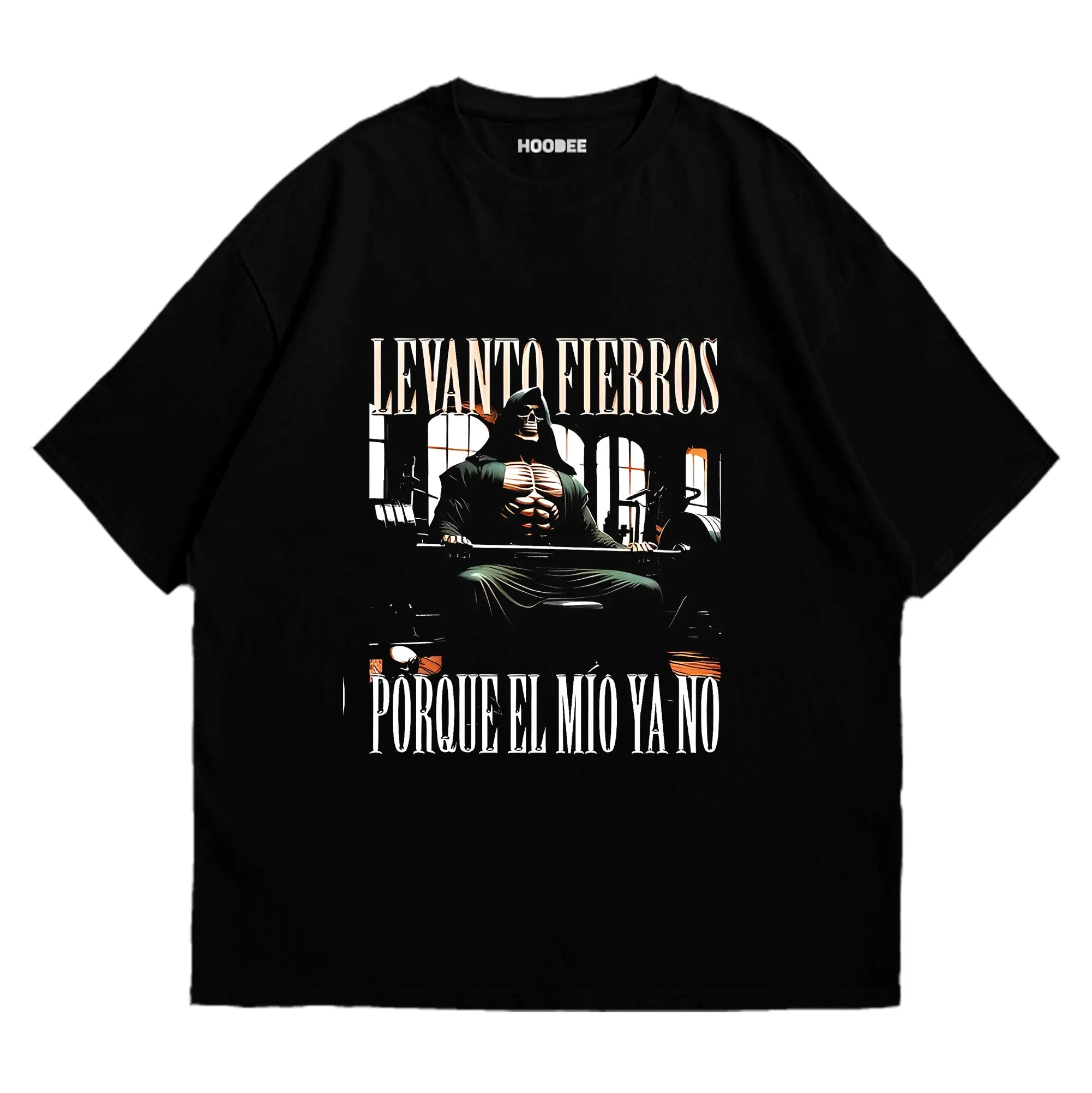 Playera oversize - El gym nunca falla, lo otro sí HOODEE
