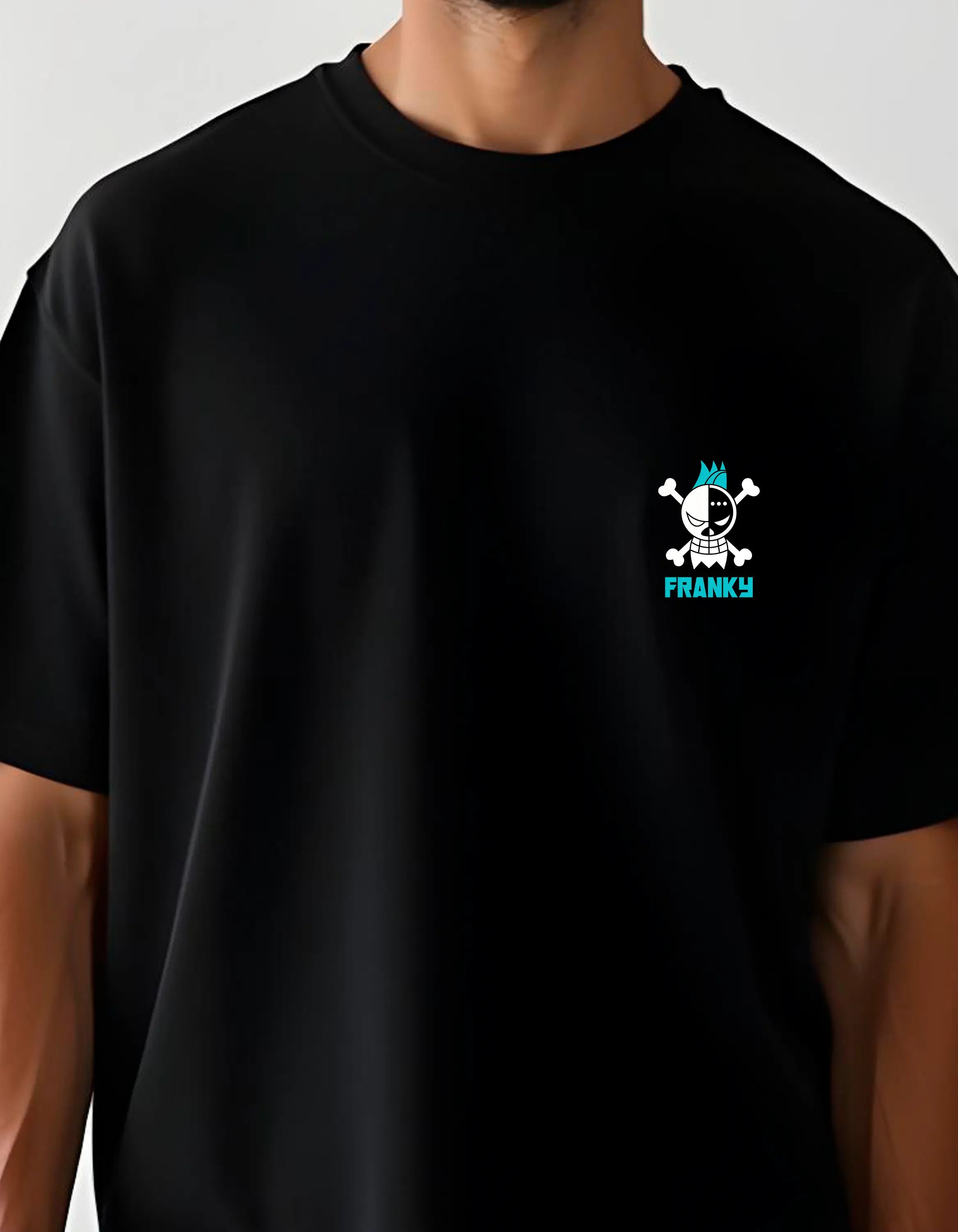 Playera oversize One piece - Franky #1 HOODEE