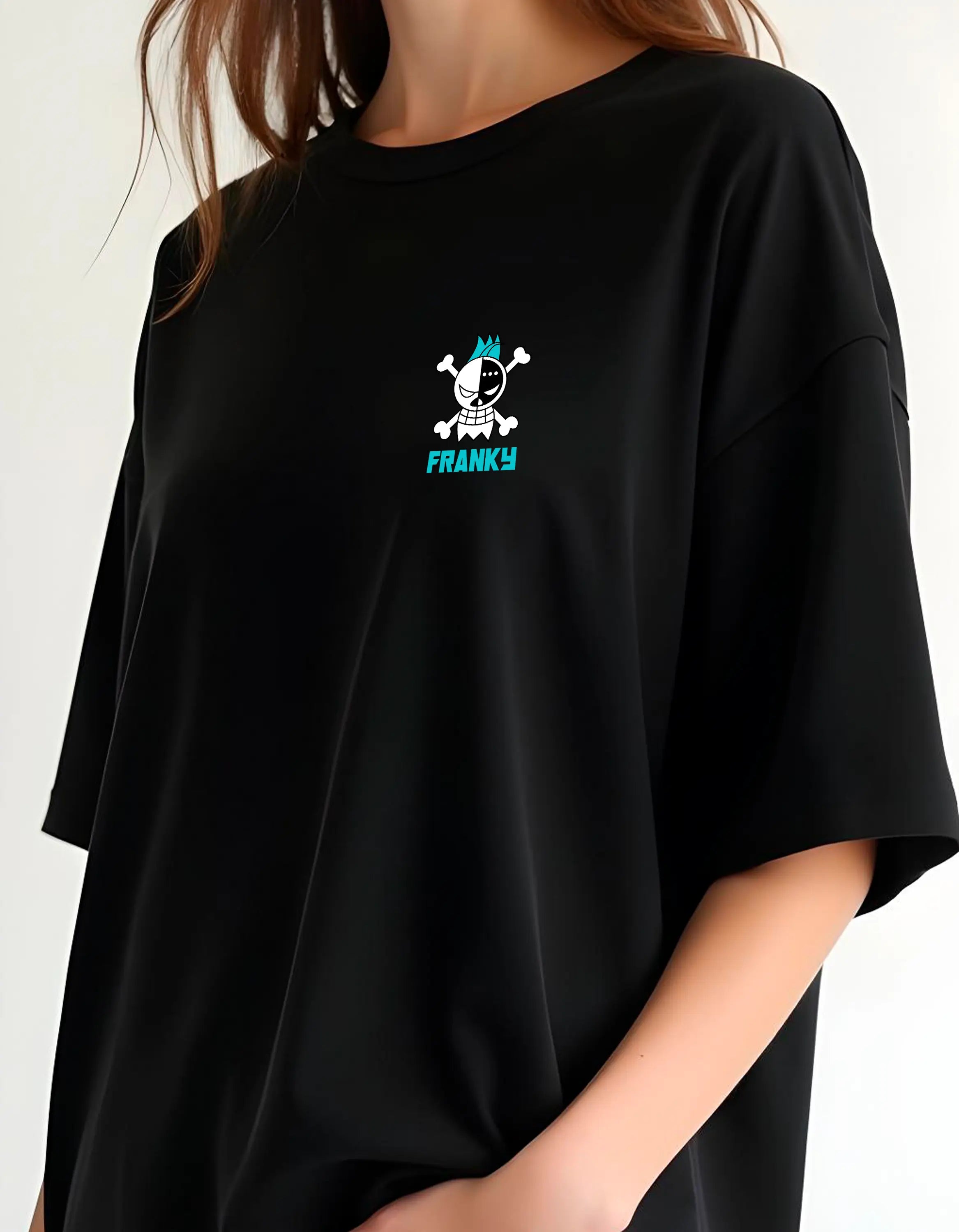 Playera oversize One piece - Franky #1 HOODEE