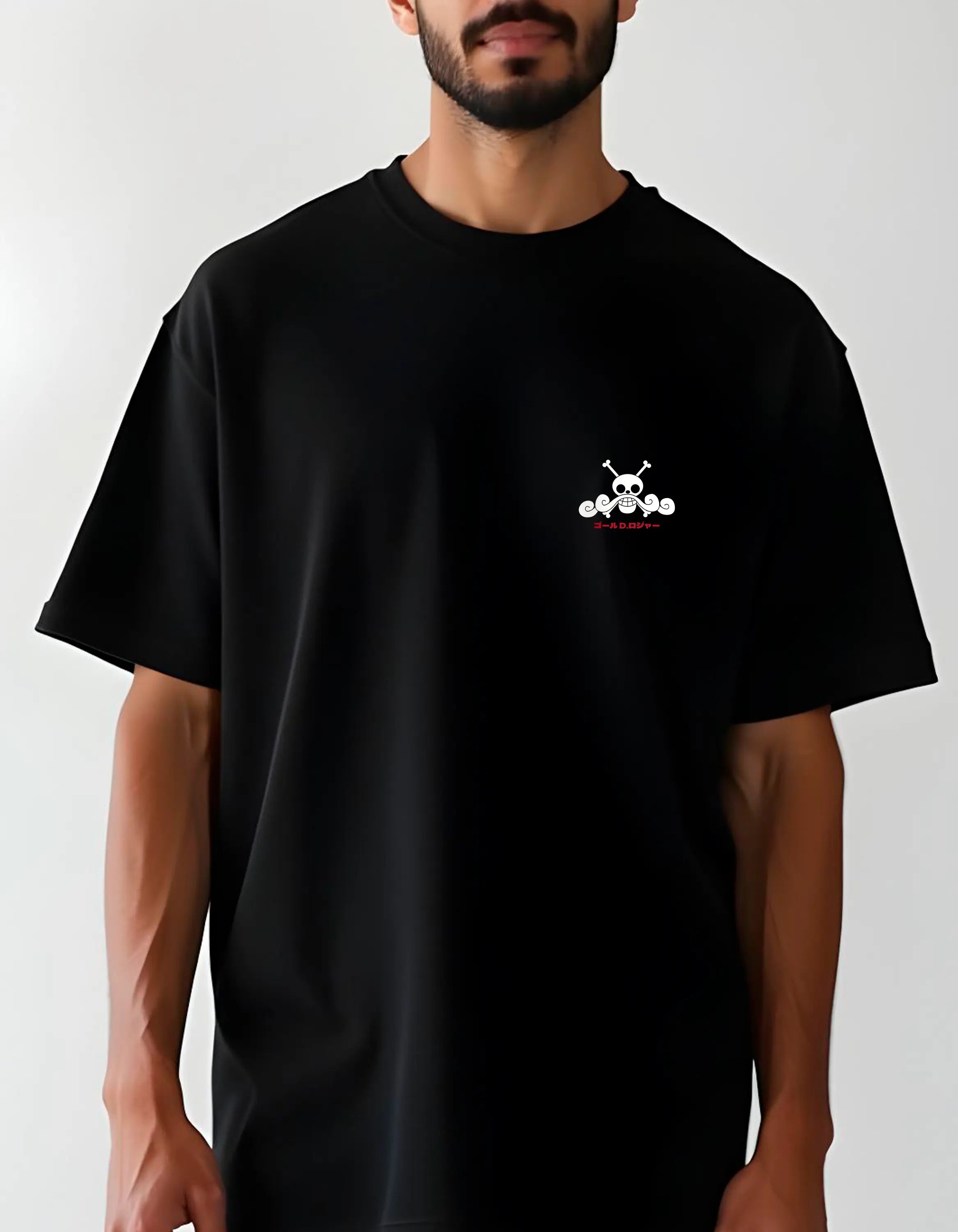 Playera oversize One piece - God d. roger #1 HOODEE