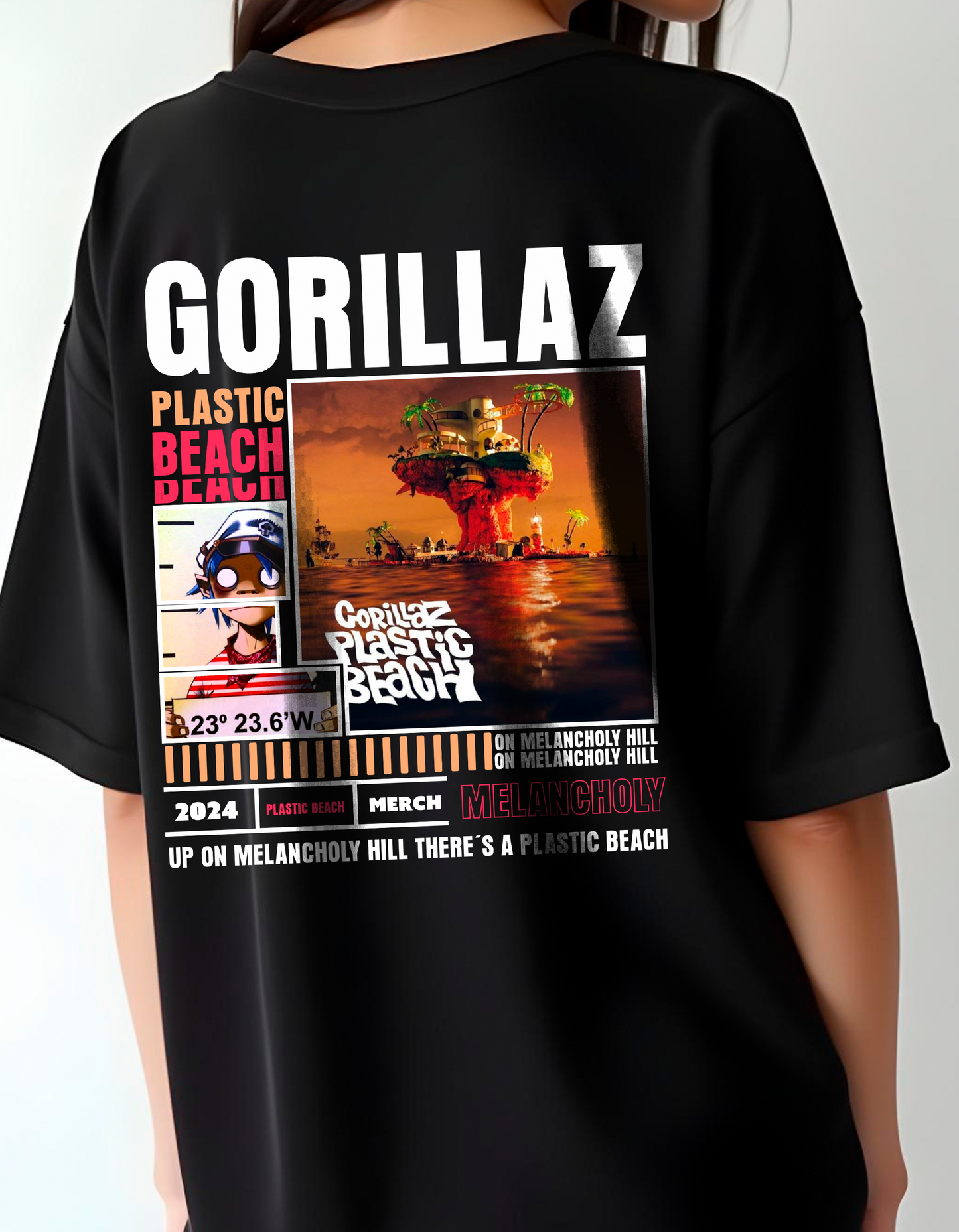 Playera oversize Gorillaz #1