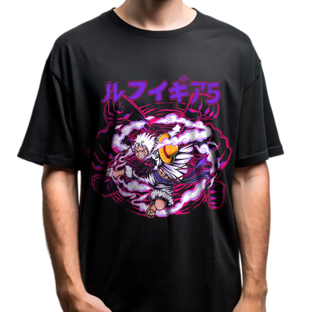 Playera oversize One piece - Luffy #4 HOODEE