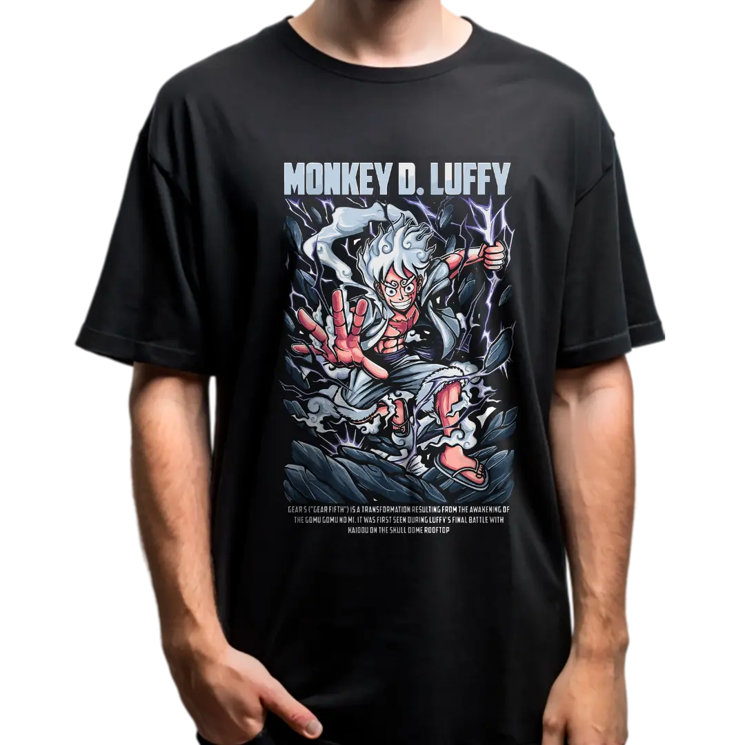 Playera oversize One piece - Luffy #3 HOODEE