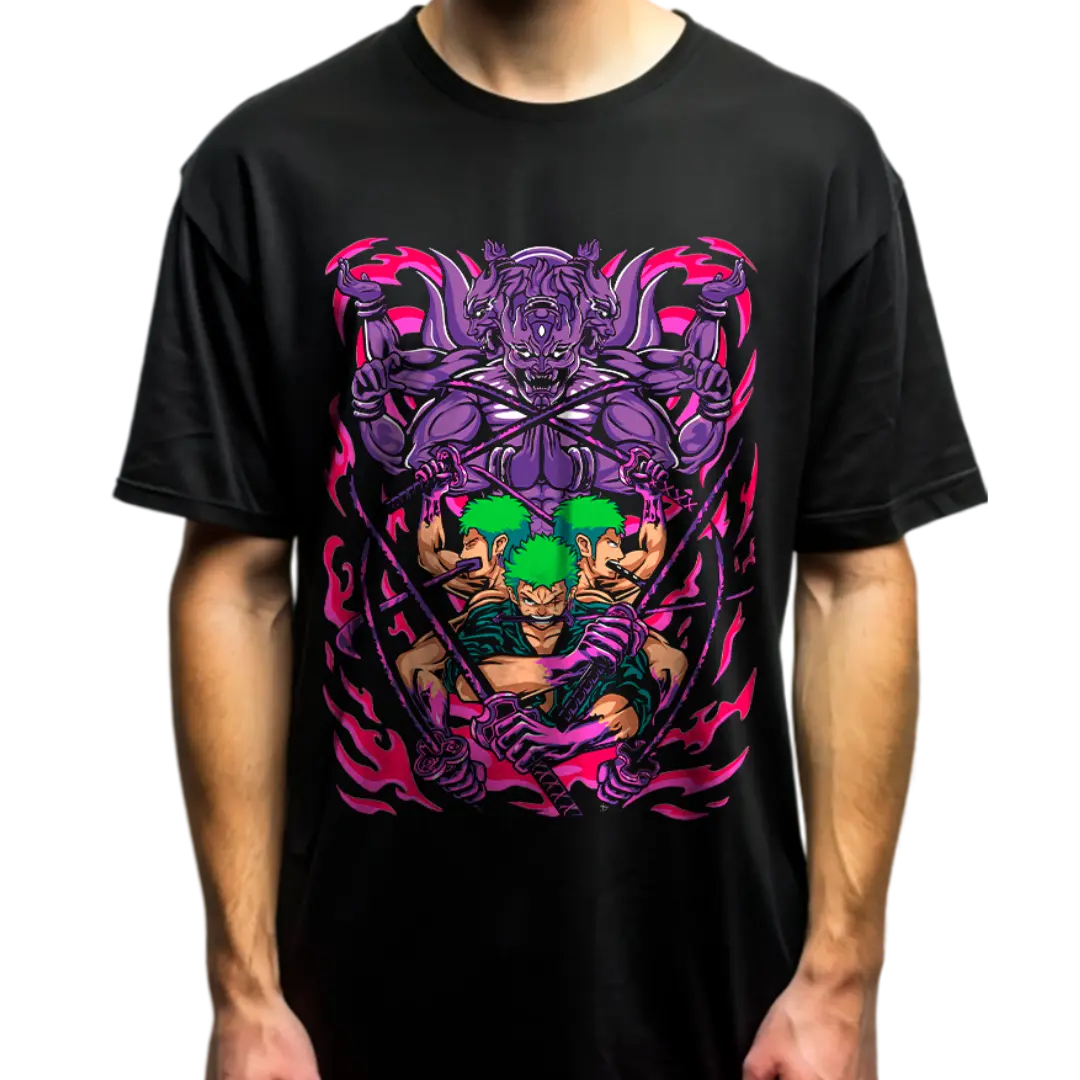 Playera oversize One piece - Roronoa Zoro #1 HOODEE