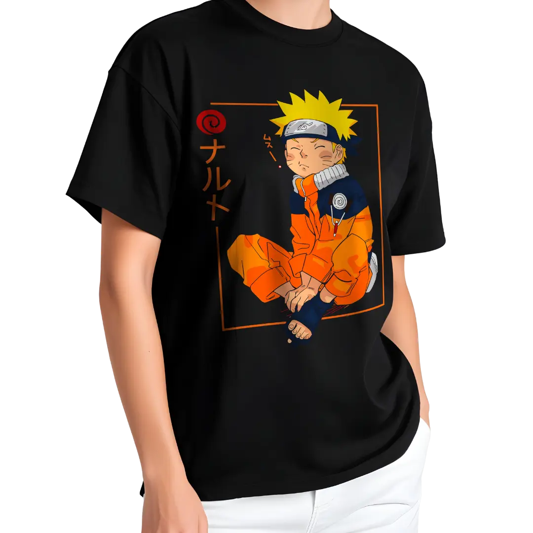 Playera oversize Naruto #4 HOODEE