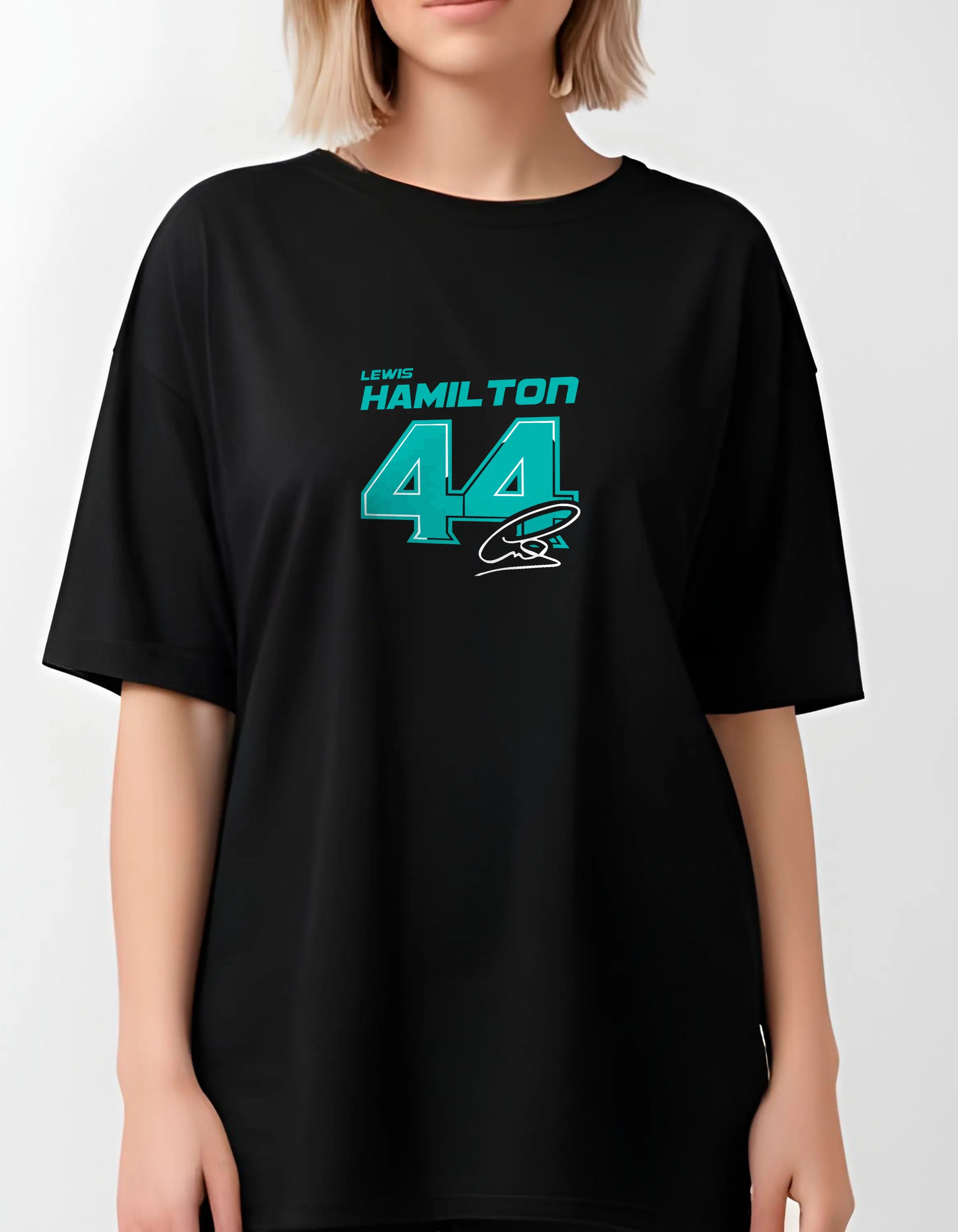 Playera oversize - Lewis Hamilton HOODEE