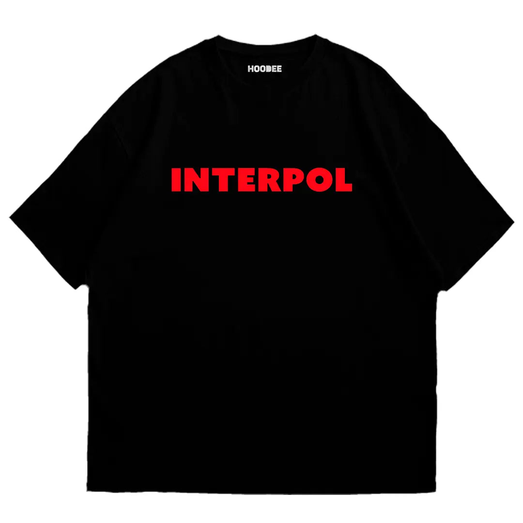 Playera oversize Interpol #1 HOODEE