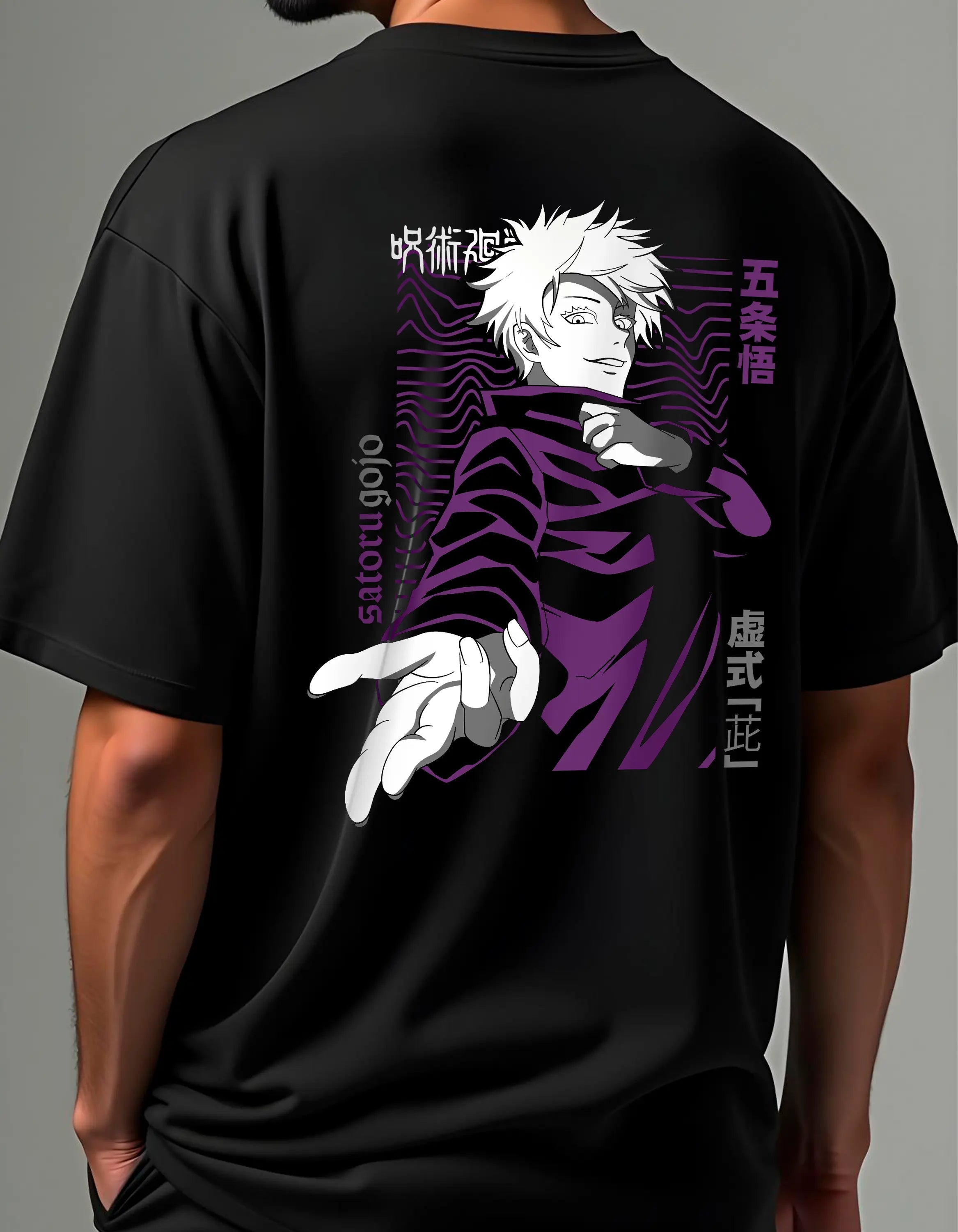 Playera oversize Jujutsu kaisen - Satoru gojō #6 HOODEE