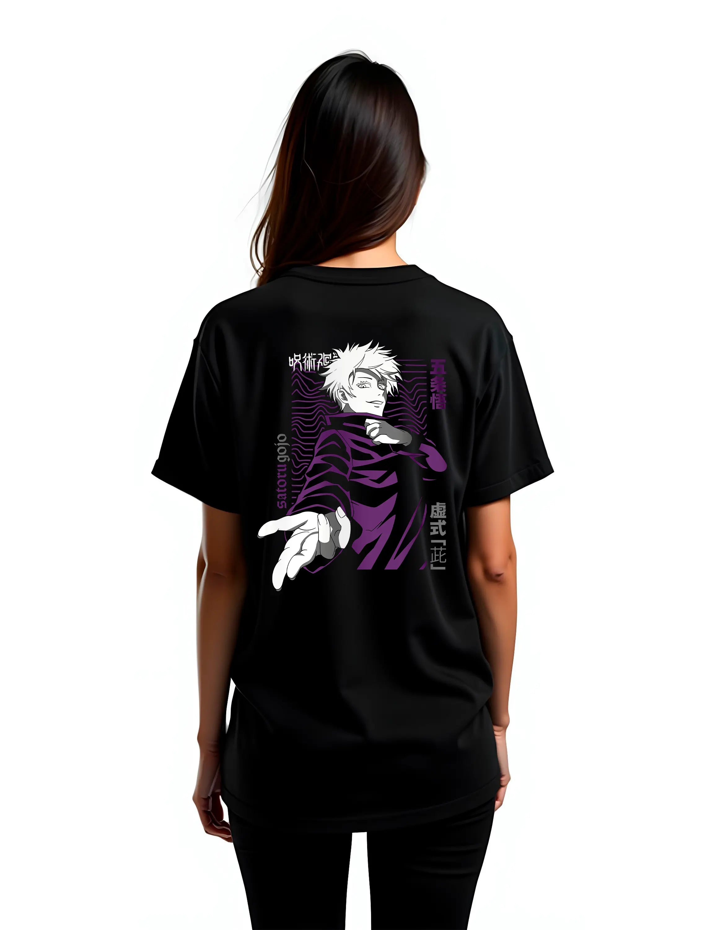 Playera oversize Jujutsu kaisen - Satoru gojō #6 HOODEE