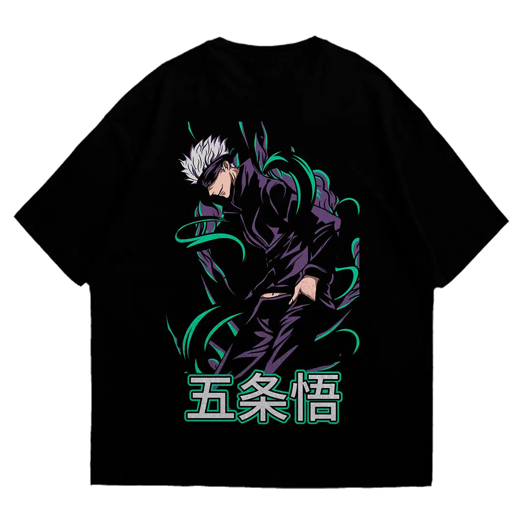 Playera oversize Jujutsu kaisen - Satoru gojō #5 HOODEE