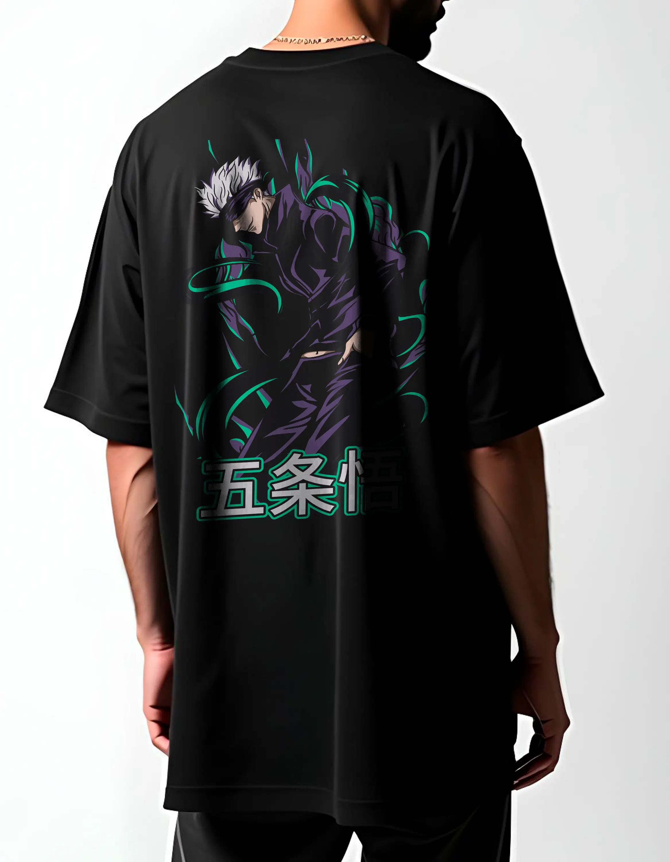 Playera oversize Jujutsu kaisen - Satoru gojō #5 HOODEE