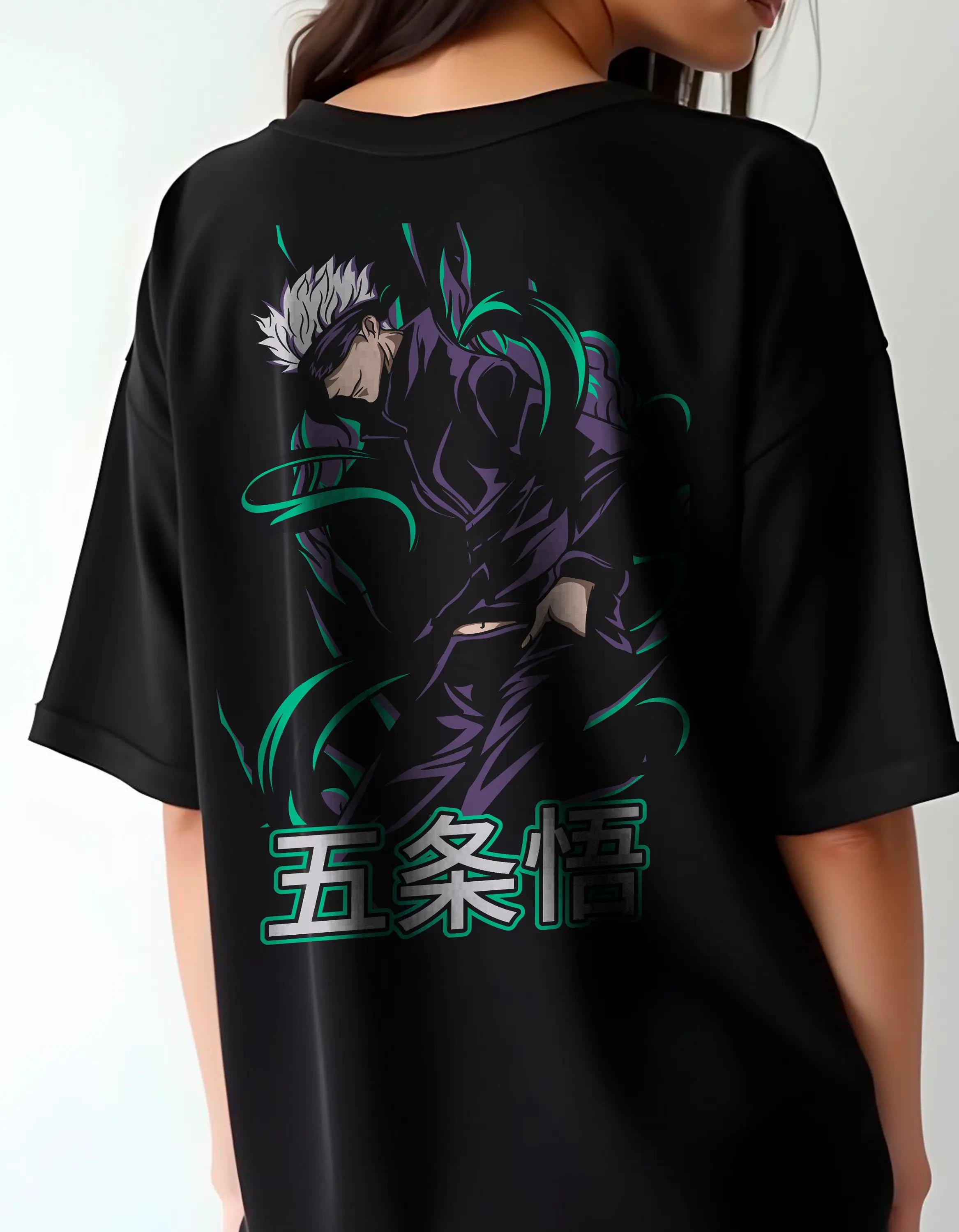 Playera oversize Jujutsu kaisen - Satoru gojō #5 HOODEE