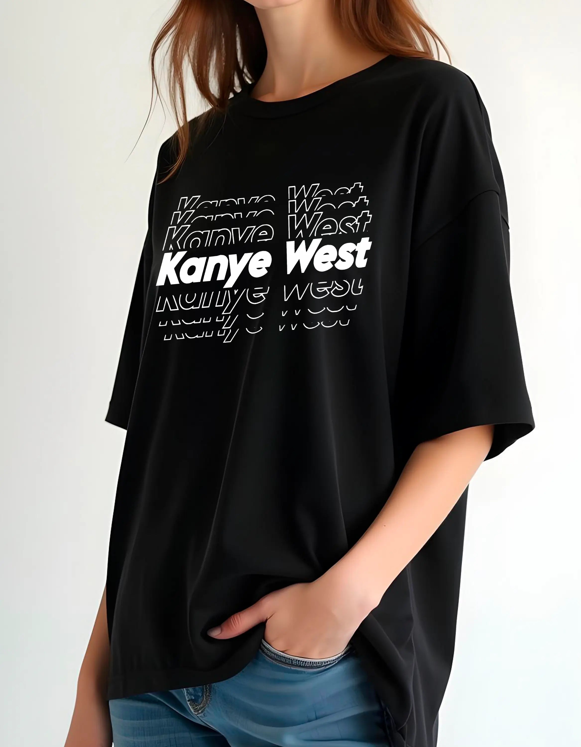 Playera oversize Kanye west #1 HOODEE