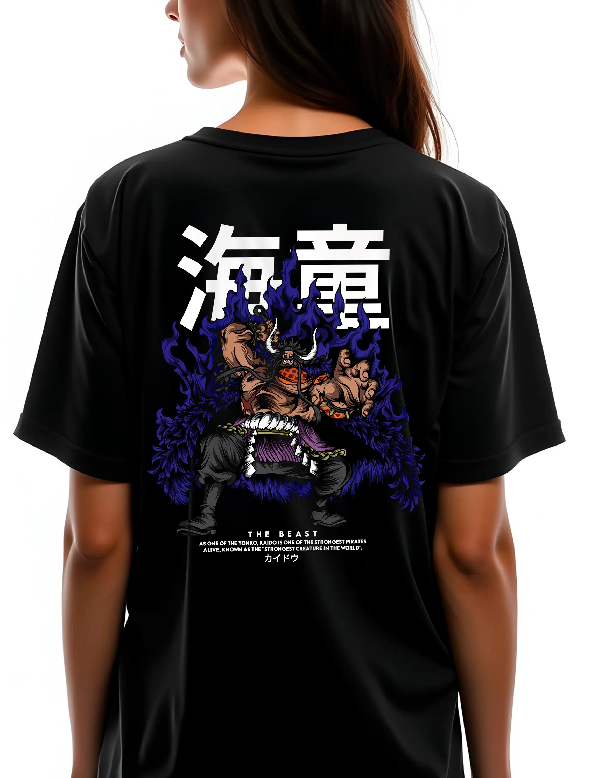 Playera oversize One piece - Kaido #1 HOODEE