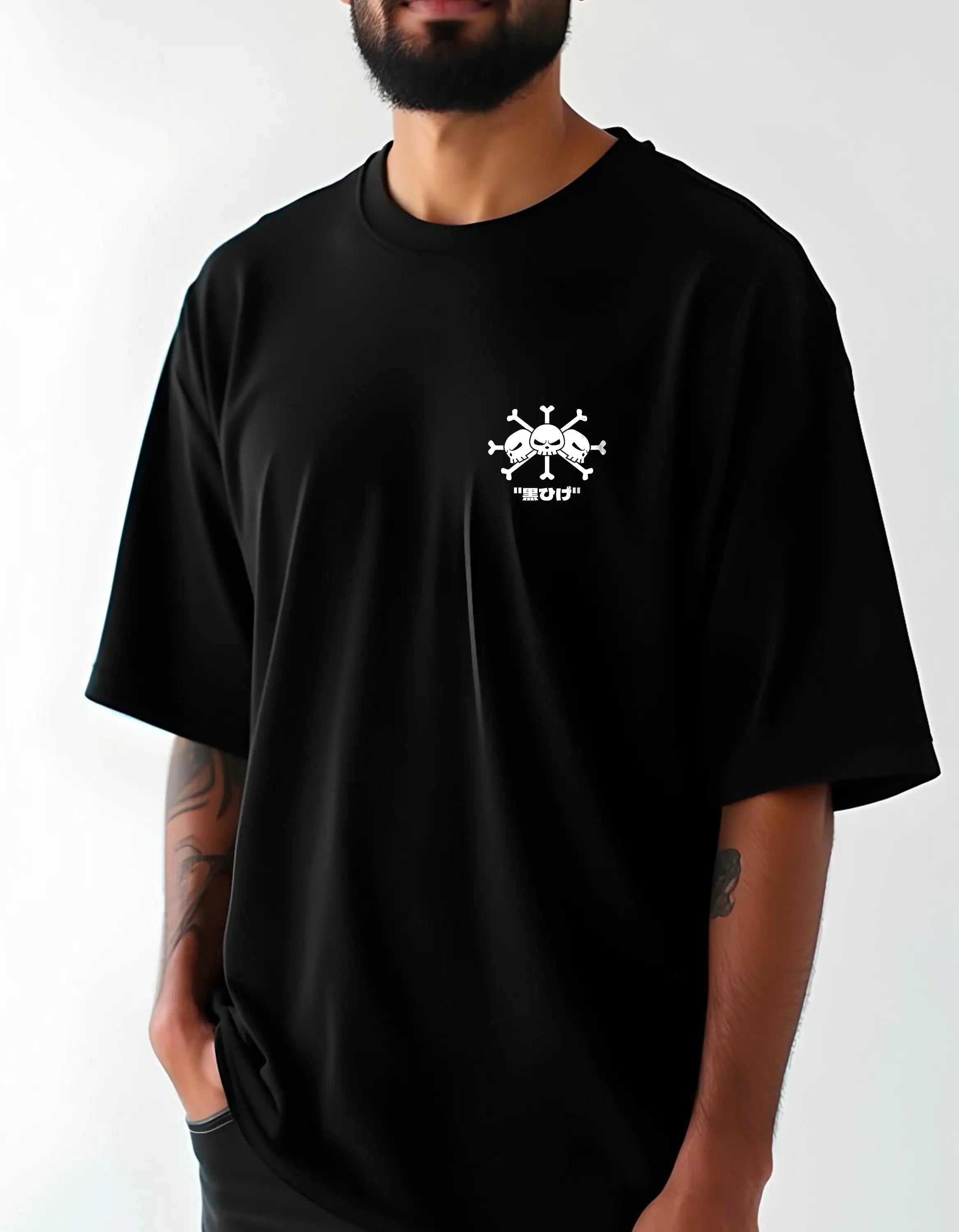 Playera oversize One piece - Kurohige #1 HOODEE