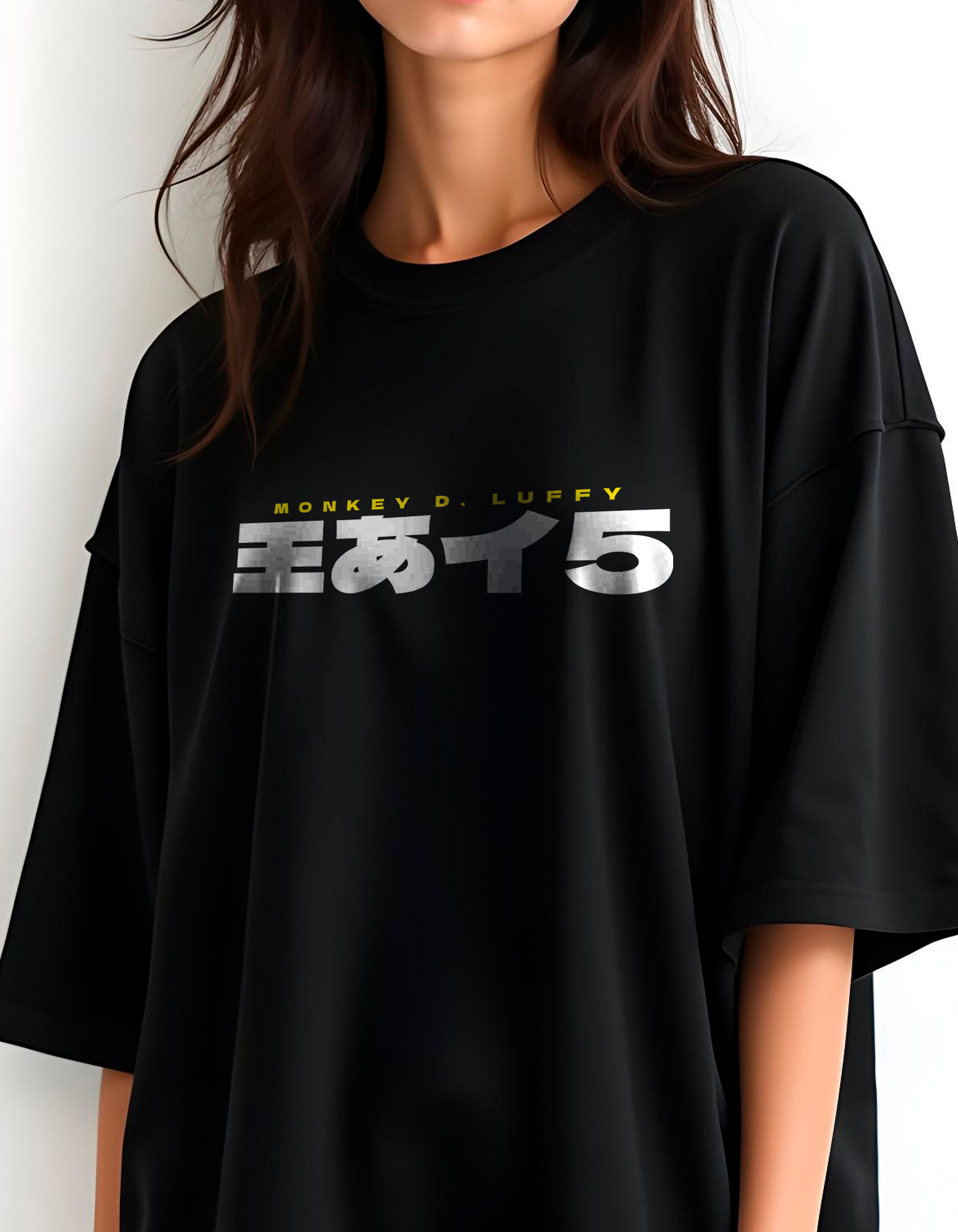 Playera oversize One piece - Luffy Gear 5 #2