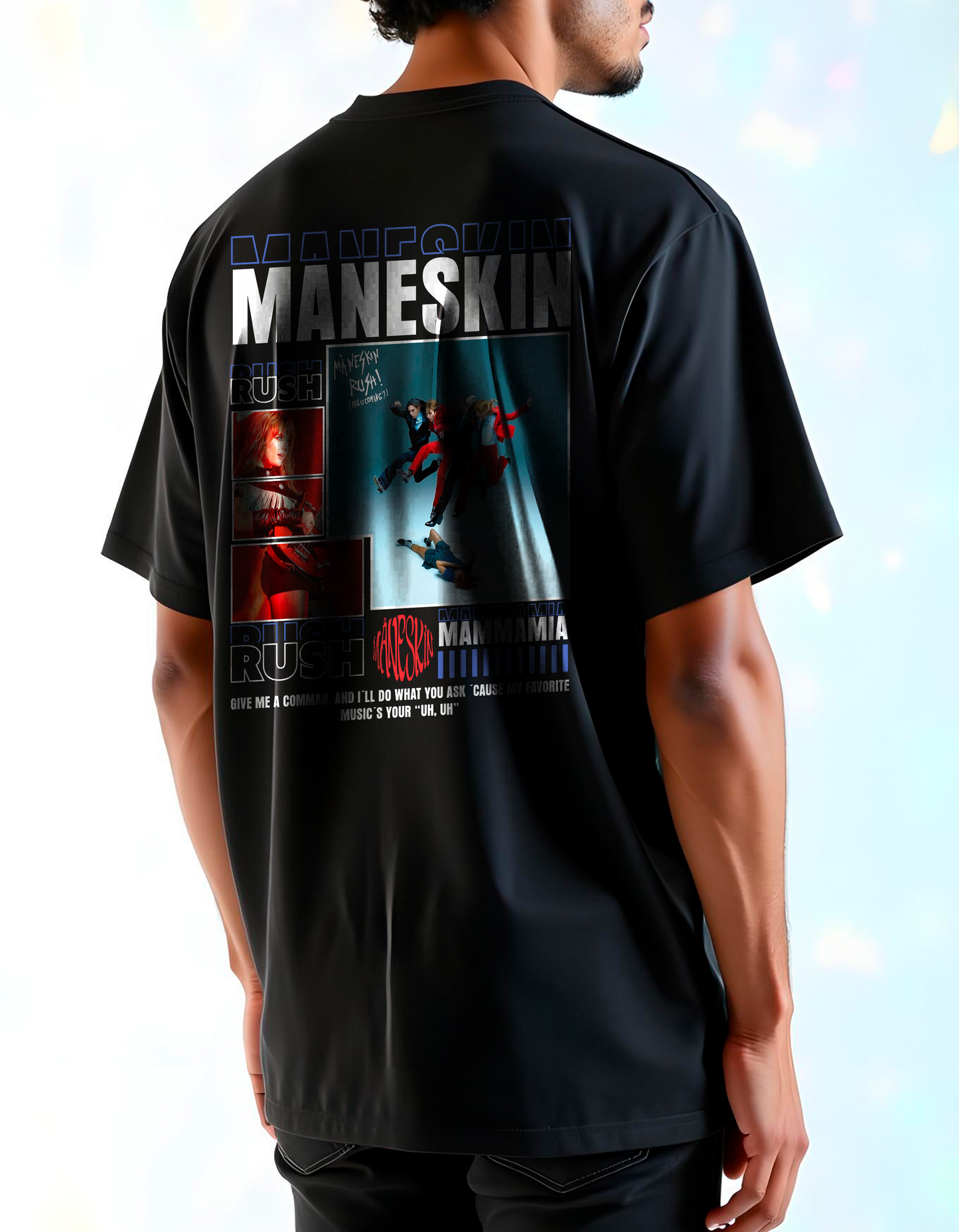 Playera oversize Maneskin #1