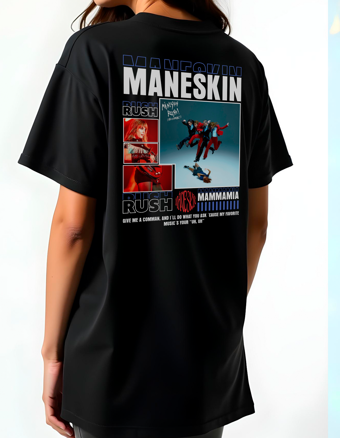 Playera oversize Maneskin #1