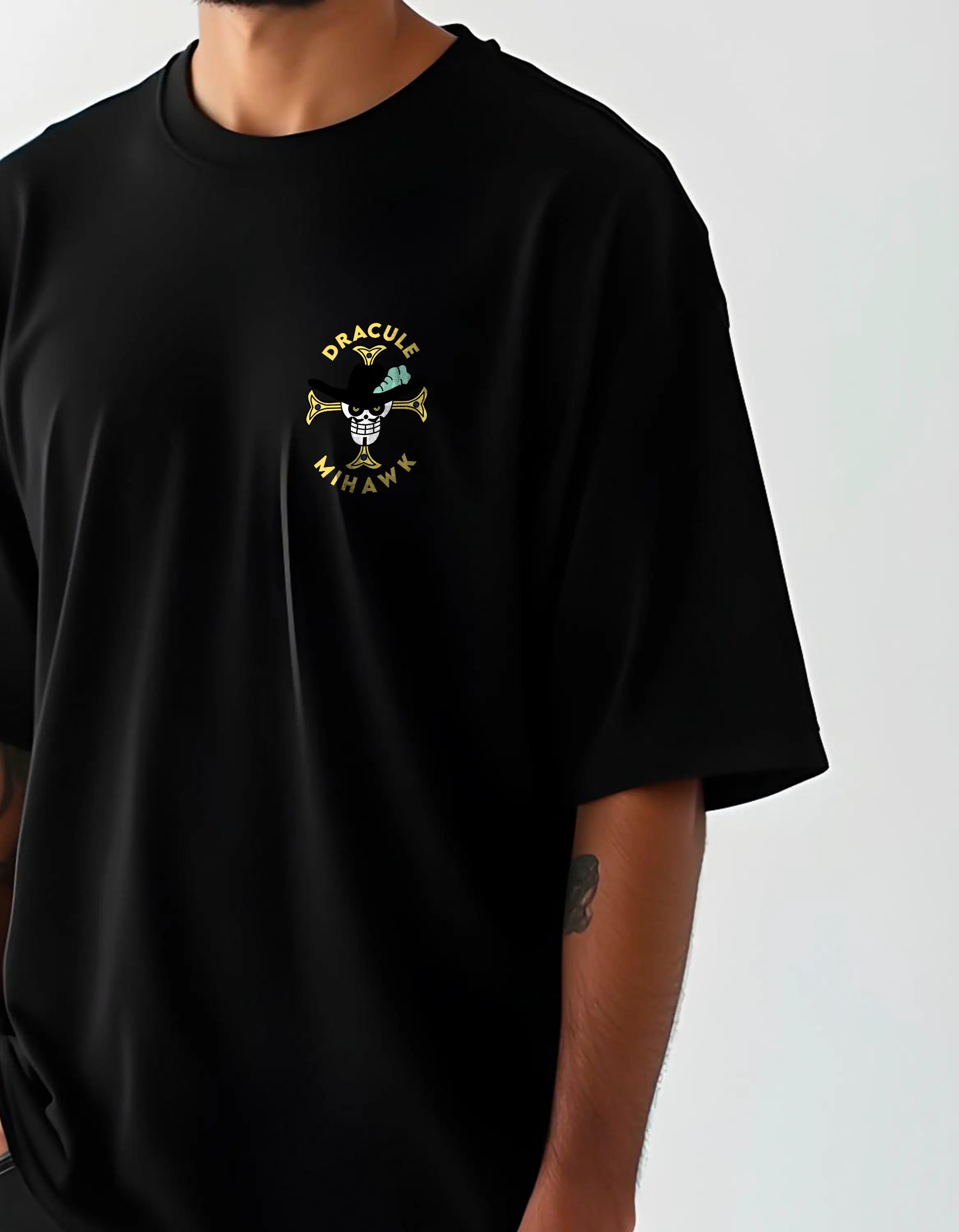 Playera oversize One piece - Mihawk #1 HOODEE