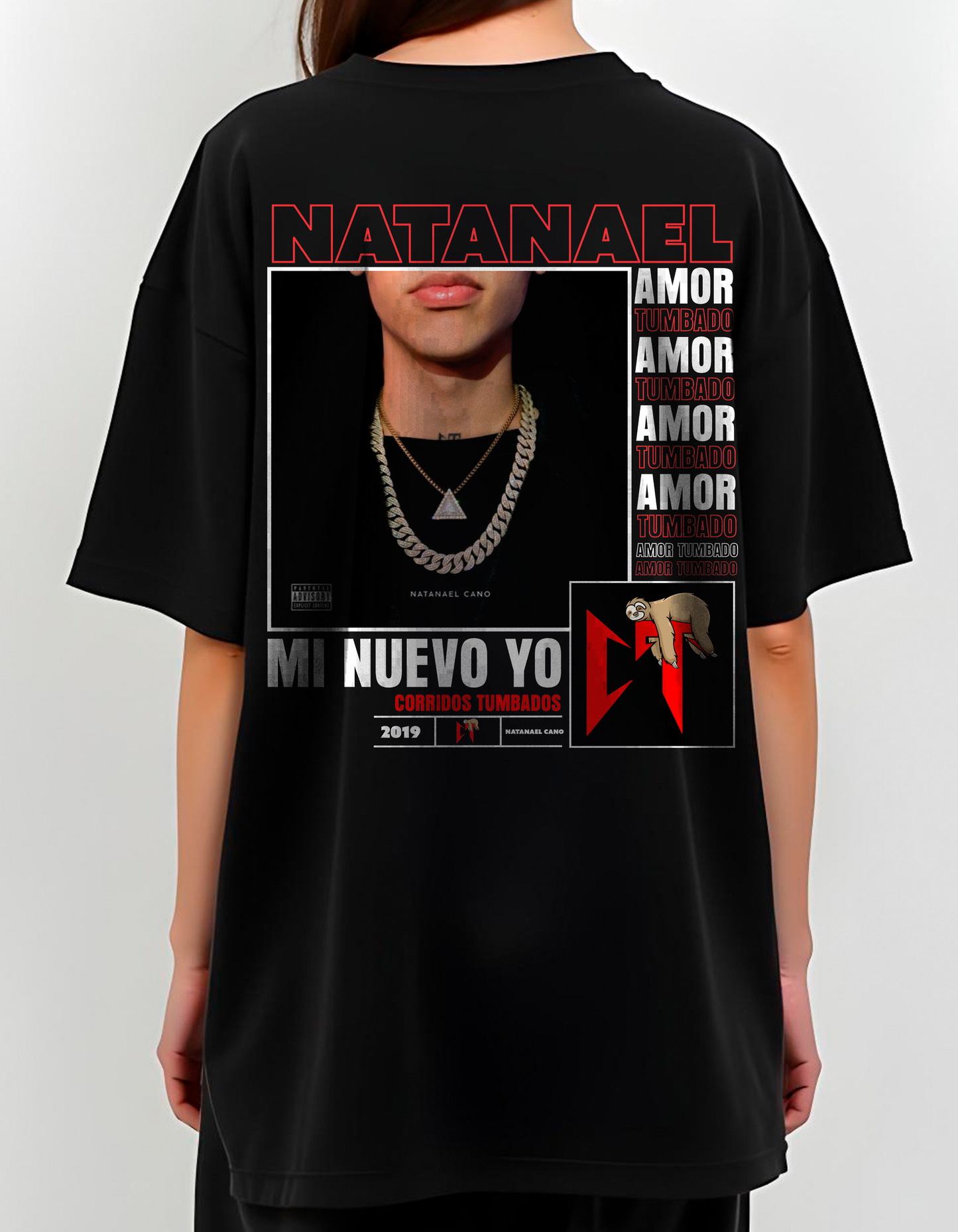 Playera oversize Natanael Cano #1