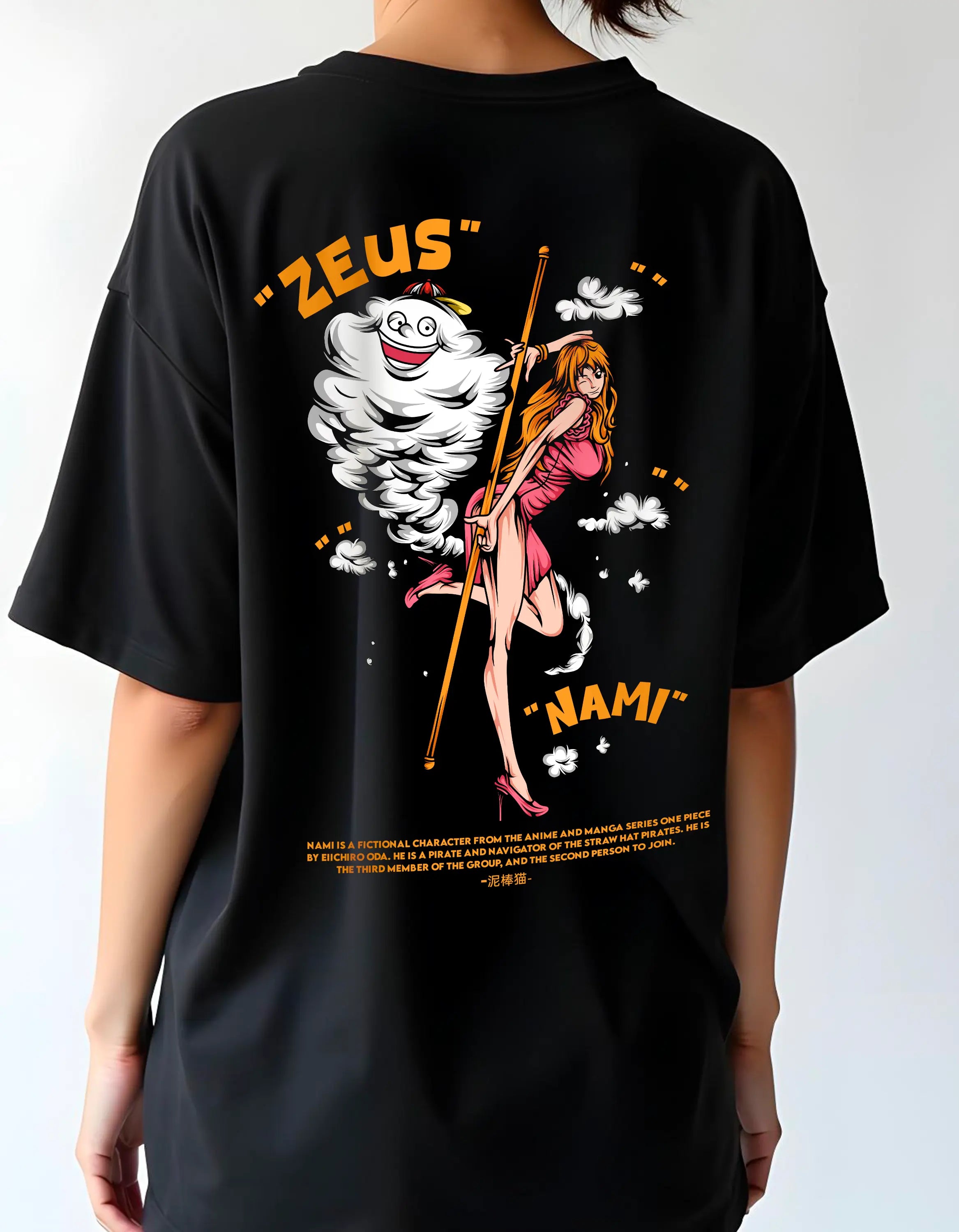 Playera oversize One piece - Nami #1 HOODEE
