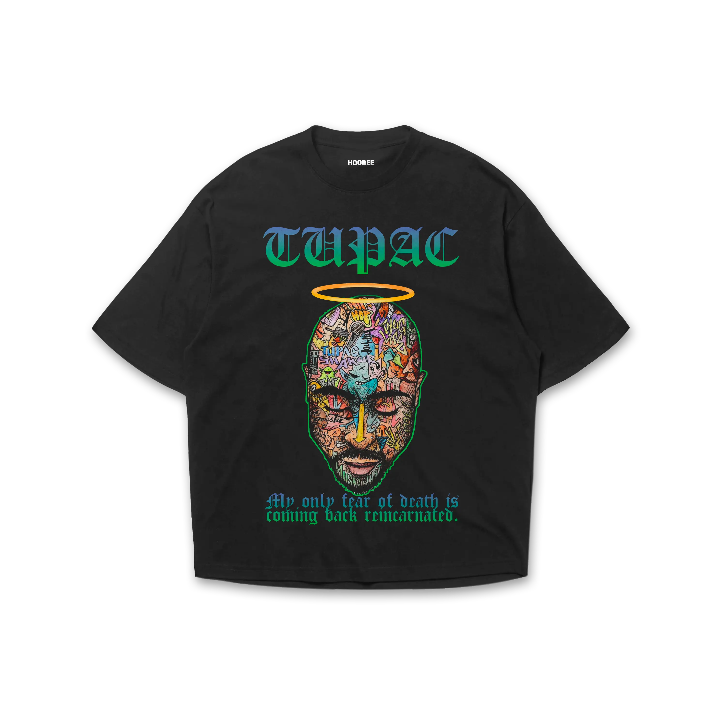 Player oversize - Tupac Shakur #24 HOODEE