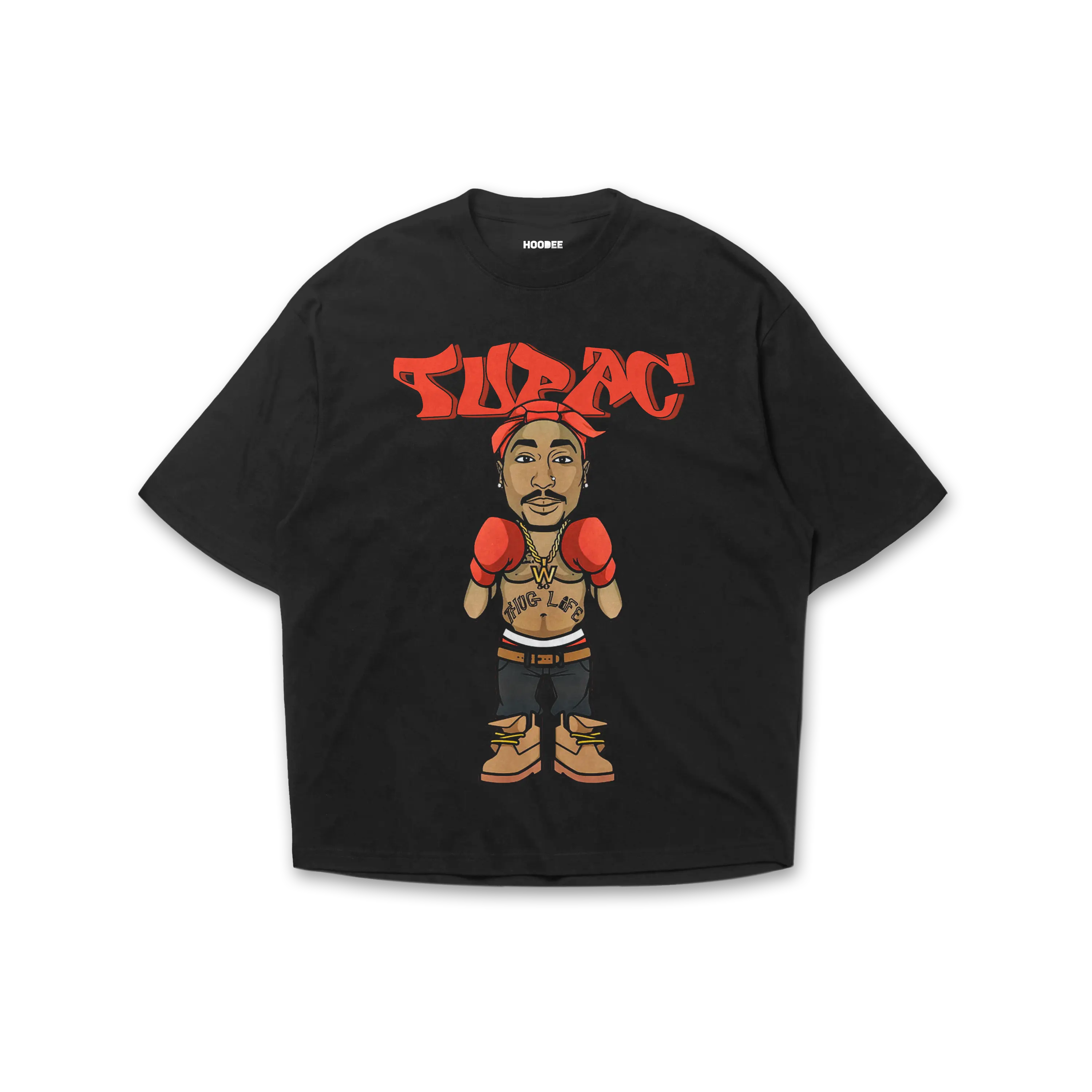 Player oversize - Tupac Shakur #25 HOODEE