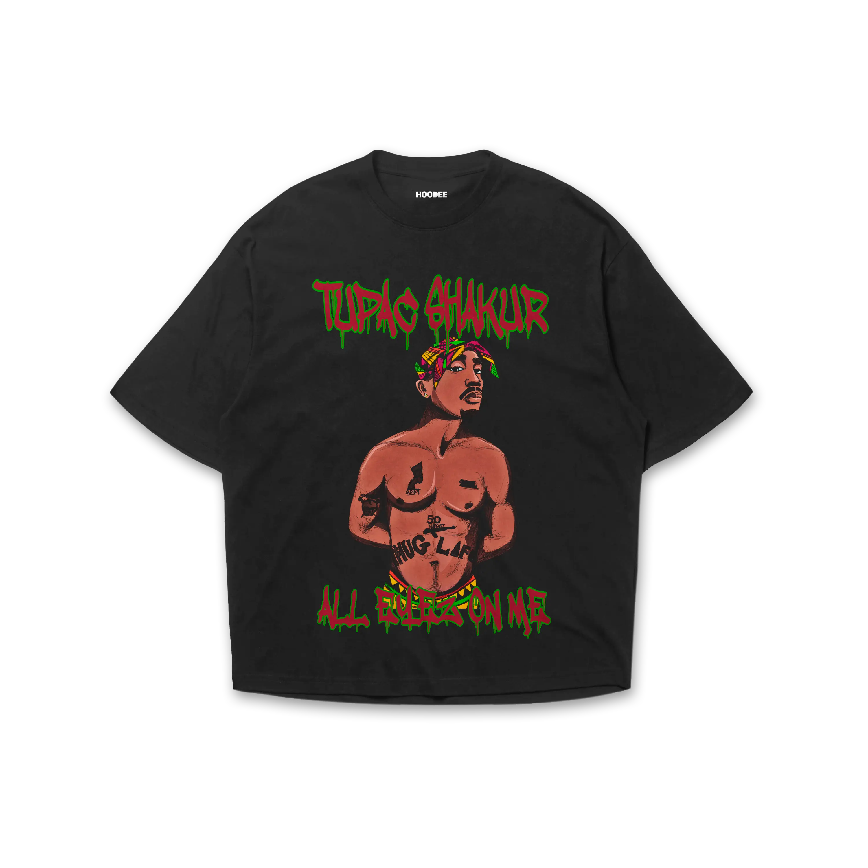 Player oversize - Tupac Shakur #28 HOODEE