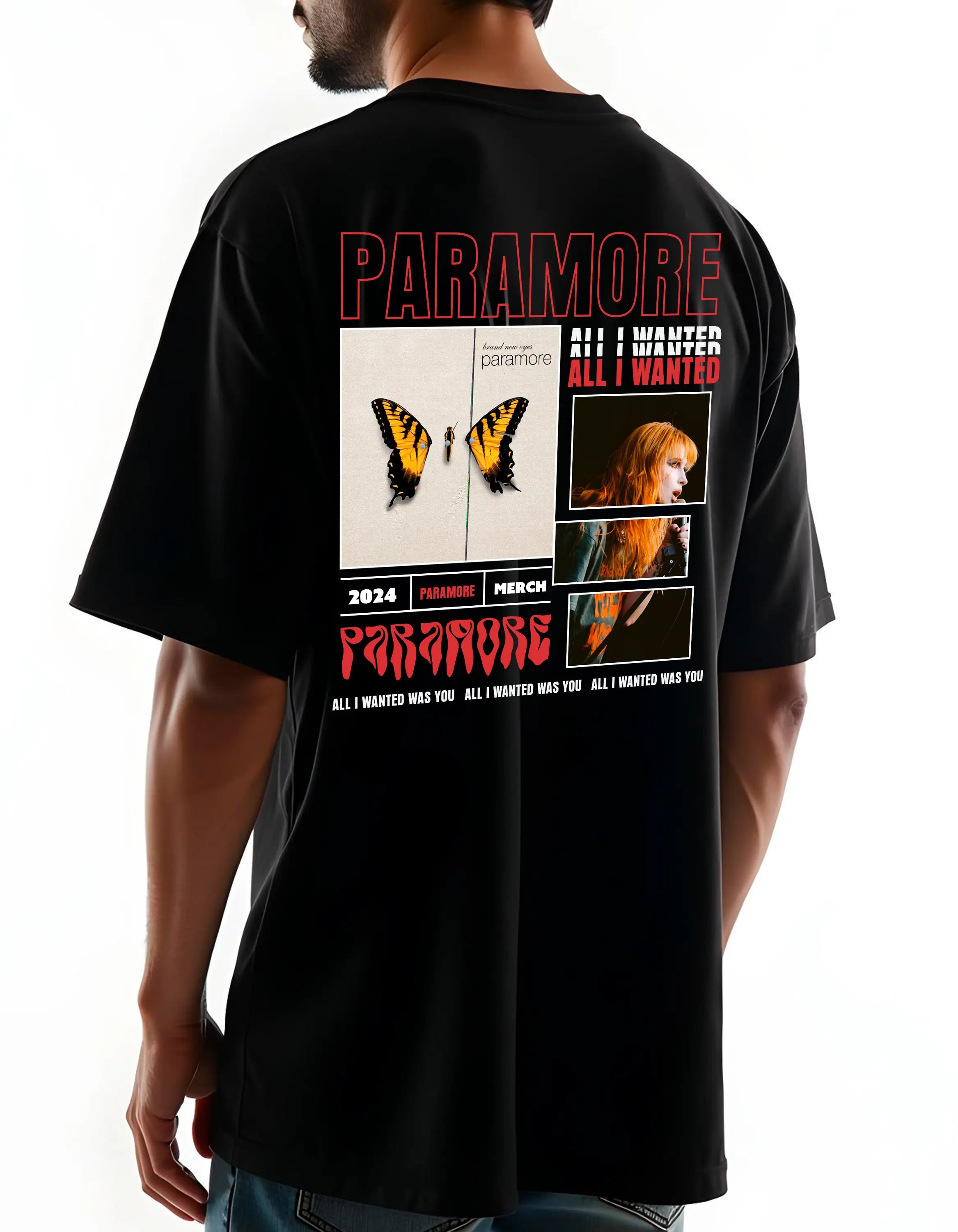 Playera oversize Paramore #1 HOODEE