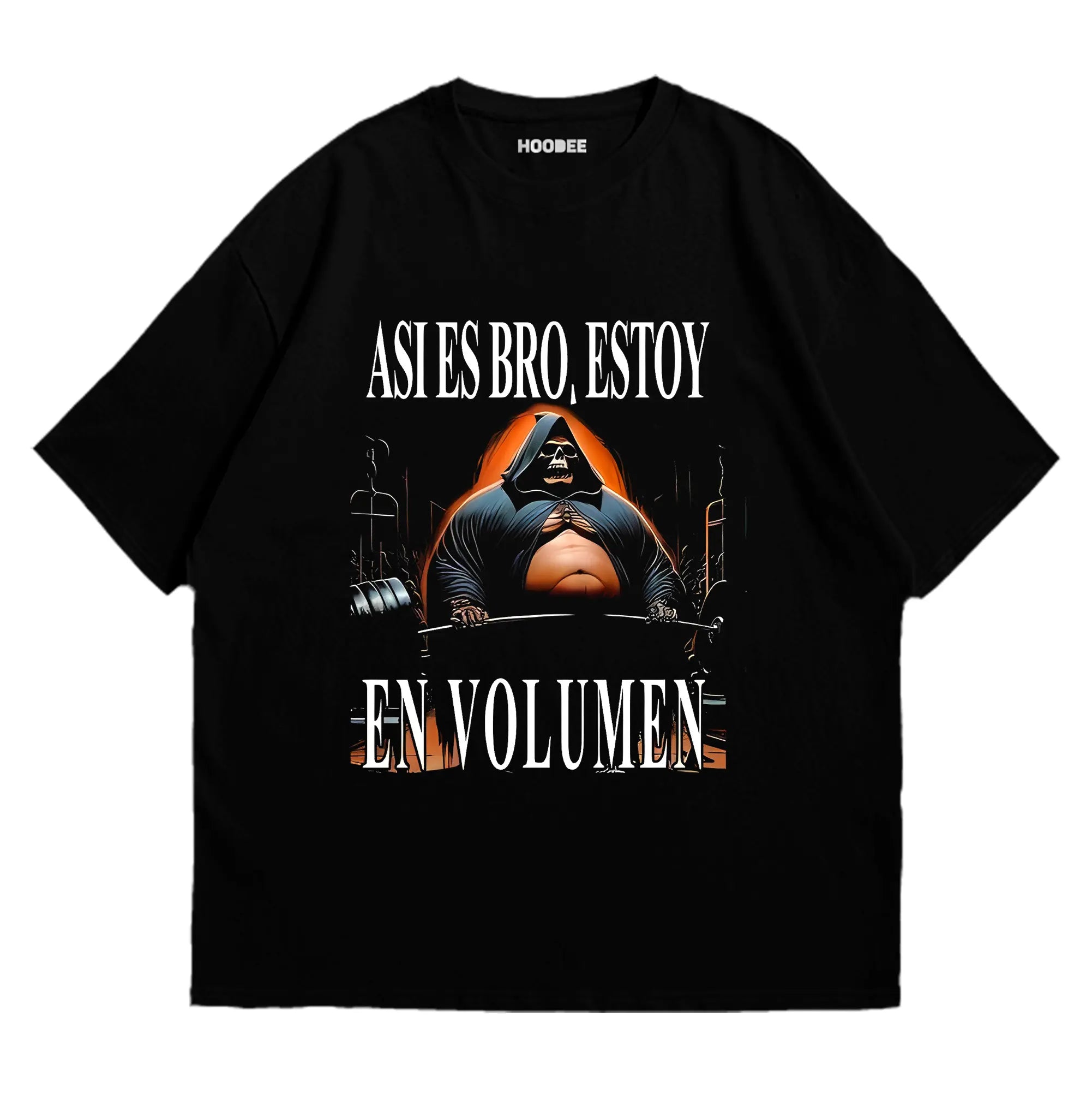 Playera oversize - Sumando kilos de pura masa HOODEE