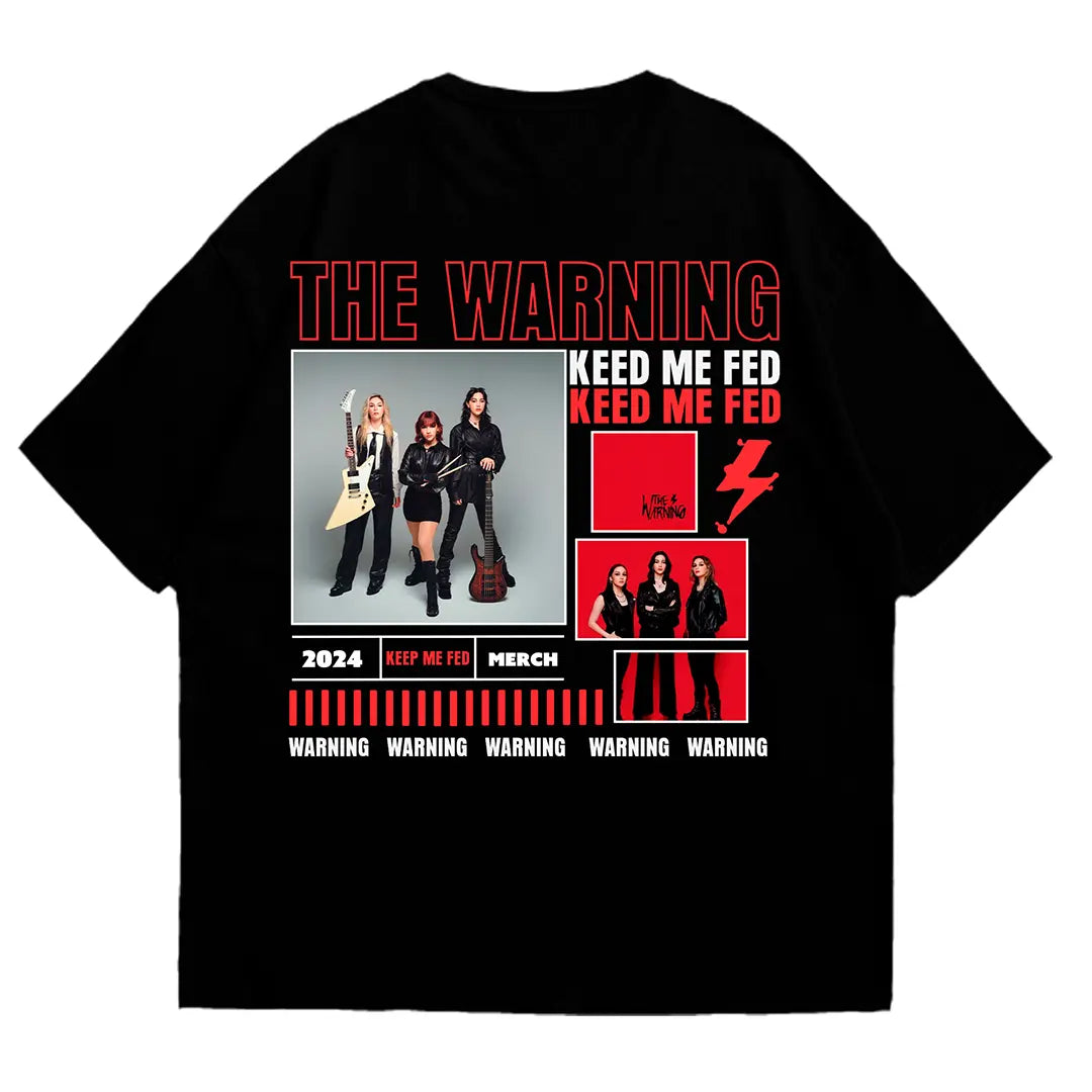 Playera oversize The Warning #1 HOODEE