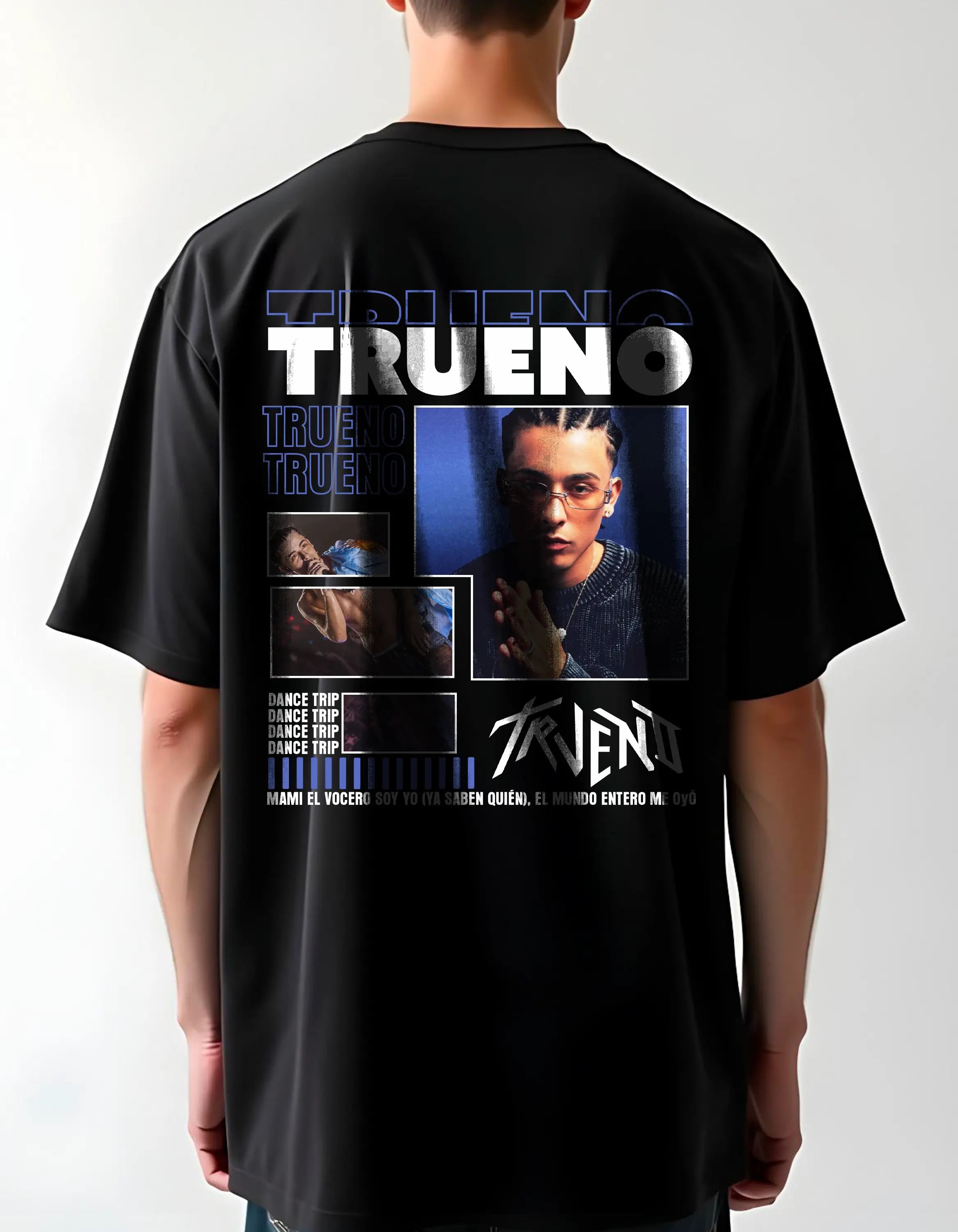 Playera oversize Trueno #1 HOODEE