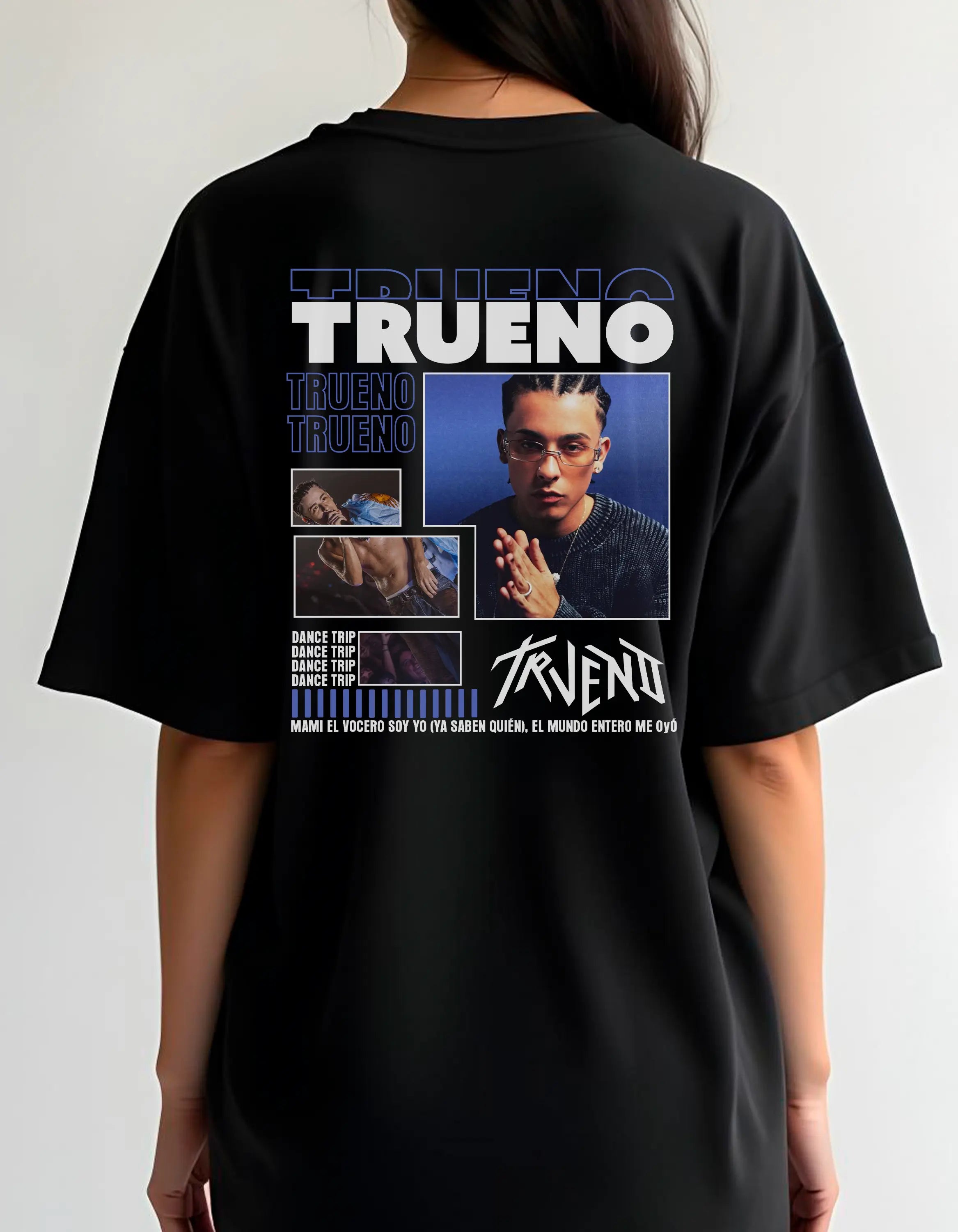 Playera oversize Trueno #1 HOODEE