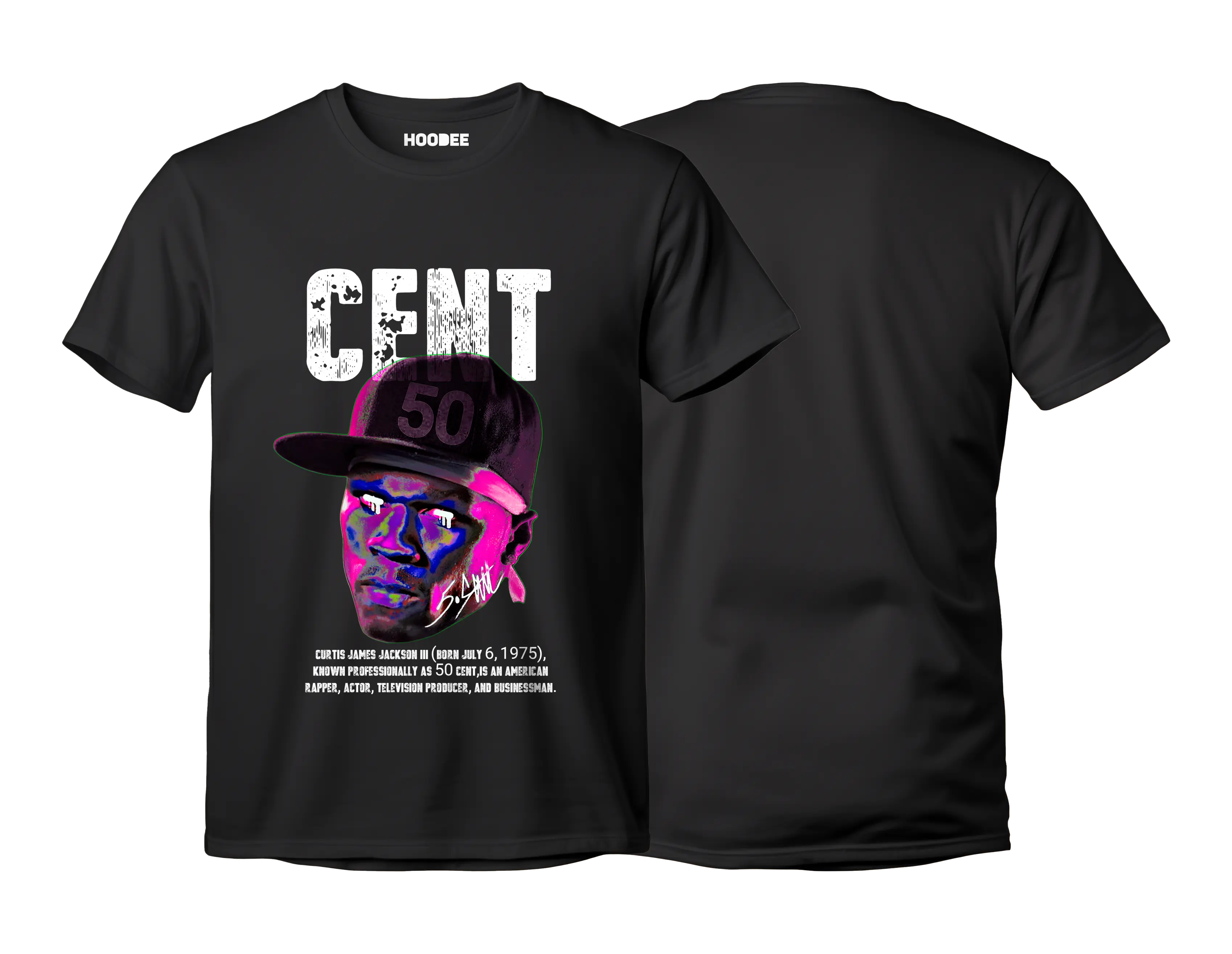 Playera 50 Cent Head HOODEE