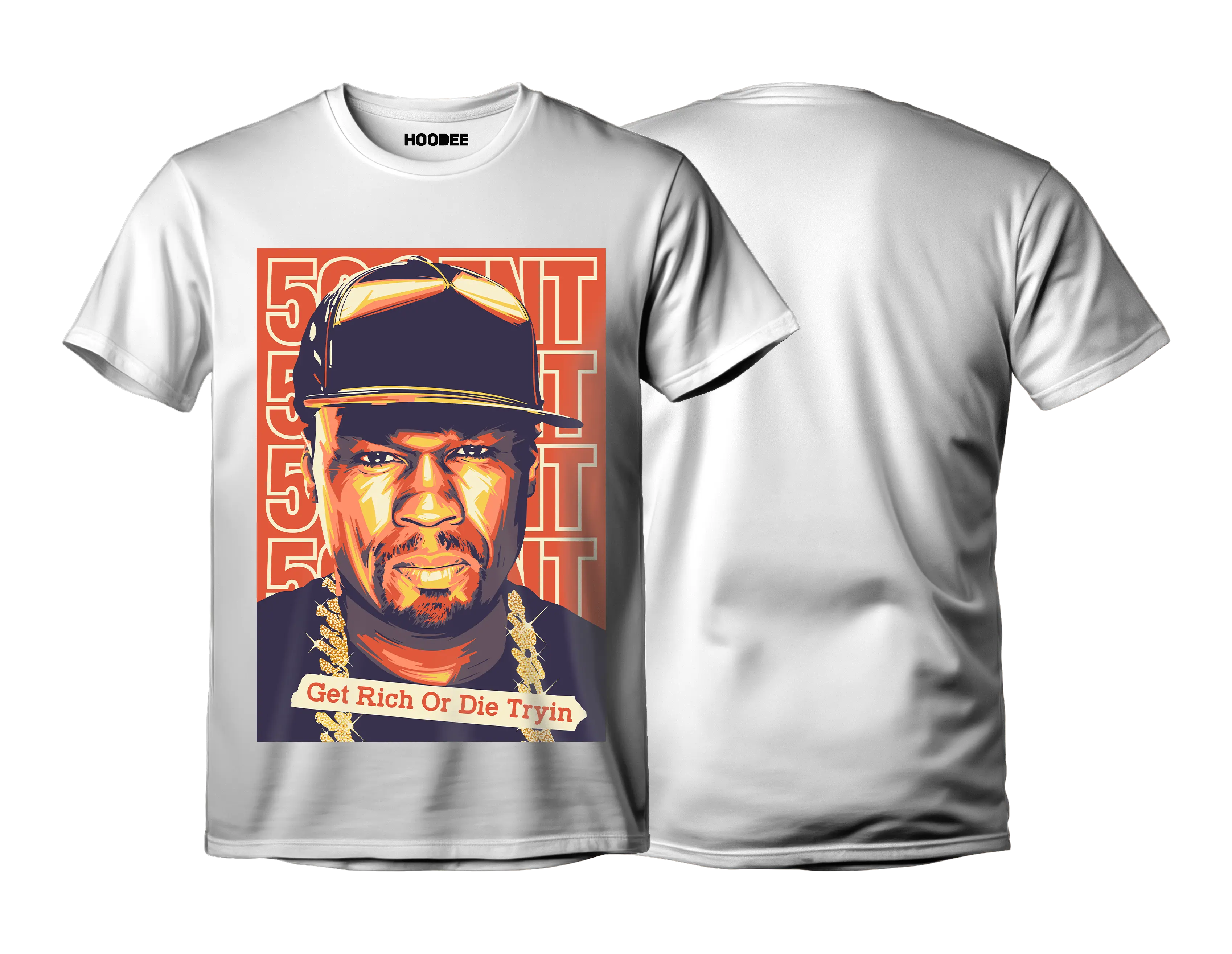 Playera 50 Cent #2 HOODEE