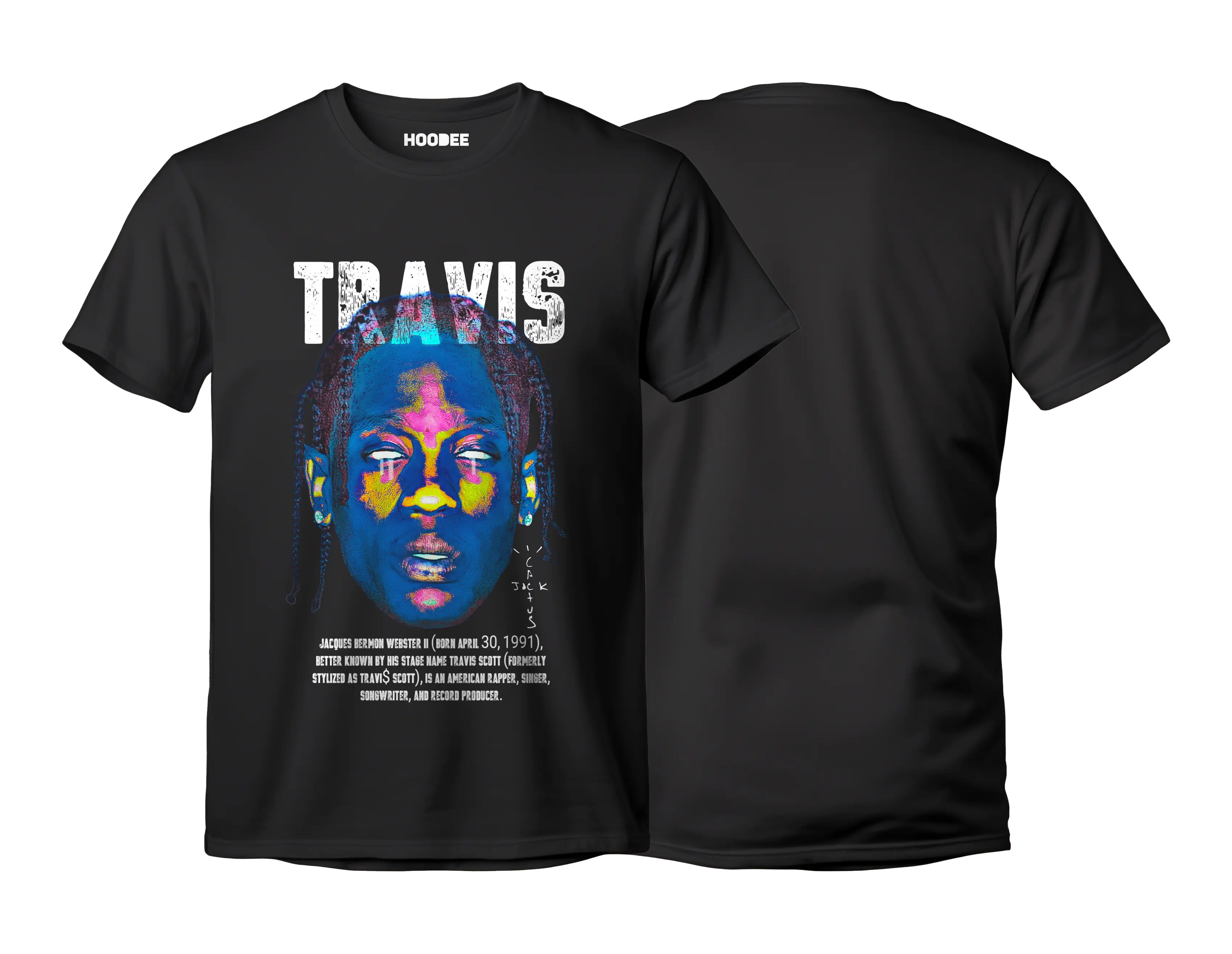 Playera Travis Scott Head HOODEE