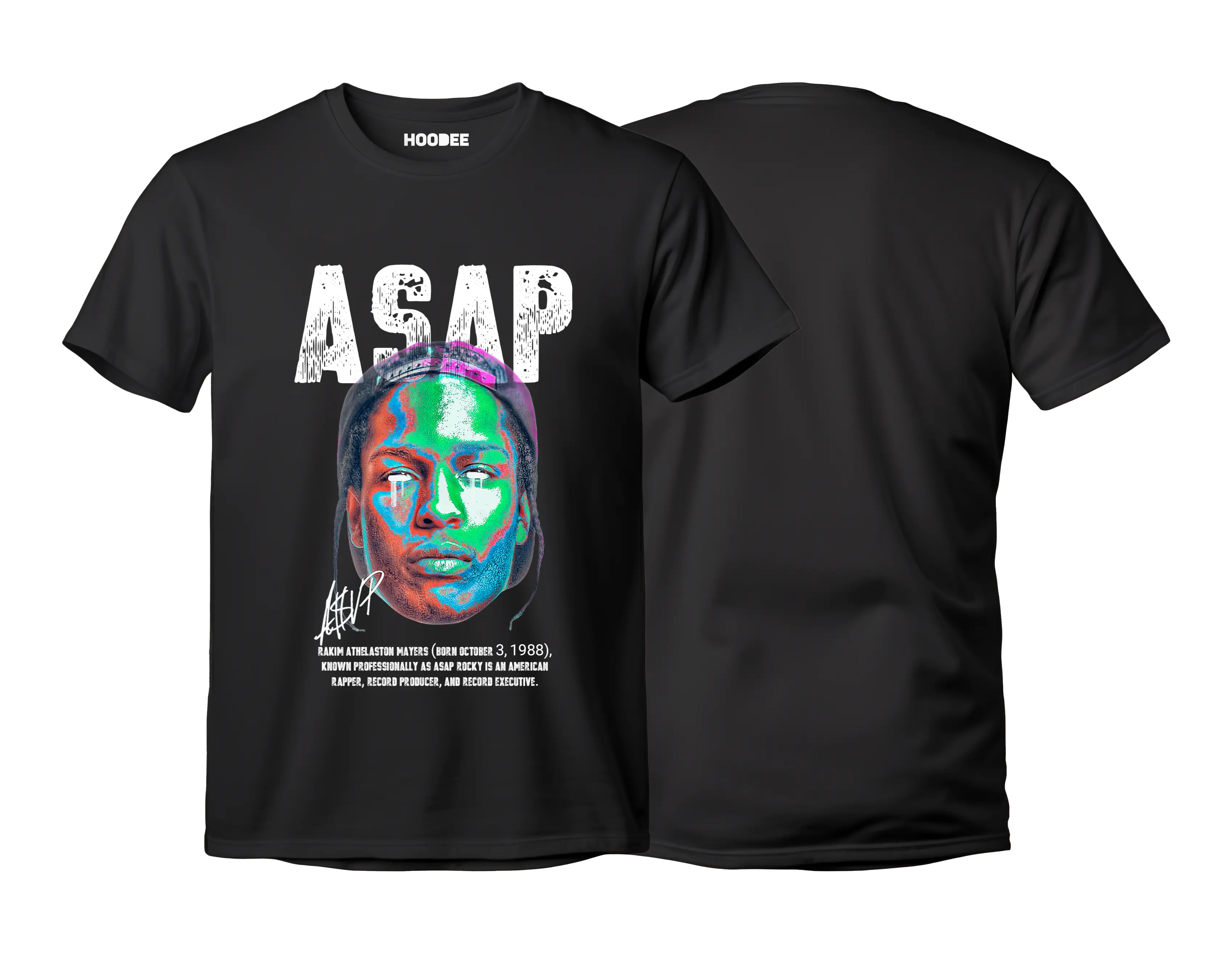Playera Asap Rocky Head HOODEE