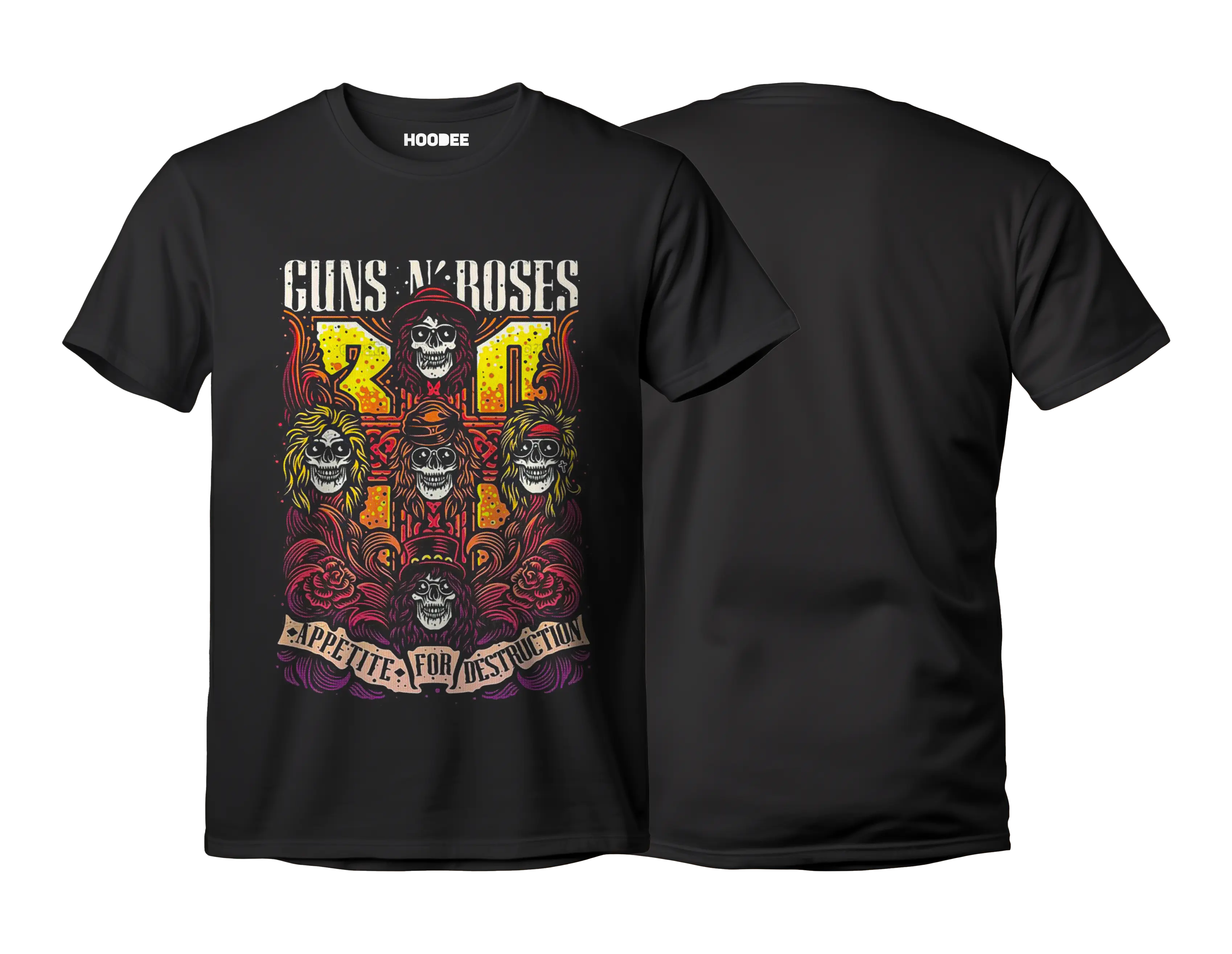 Playera Guns n roses #1 HOODEE