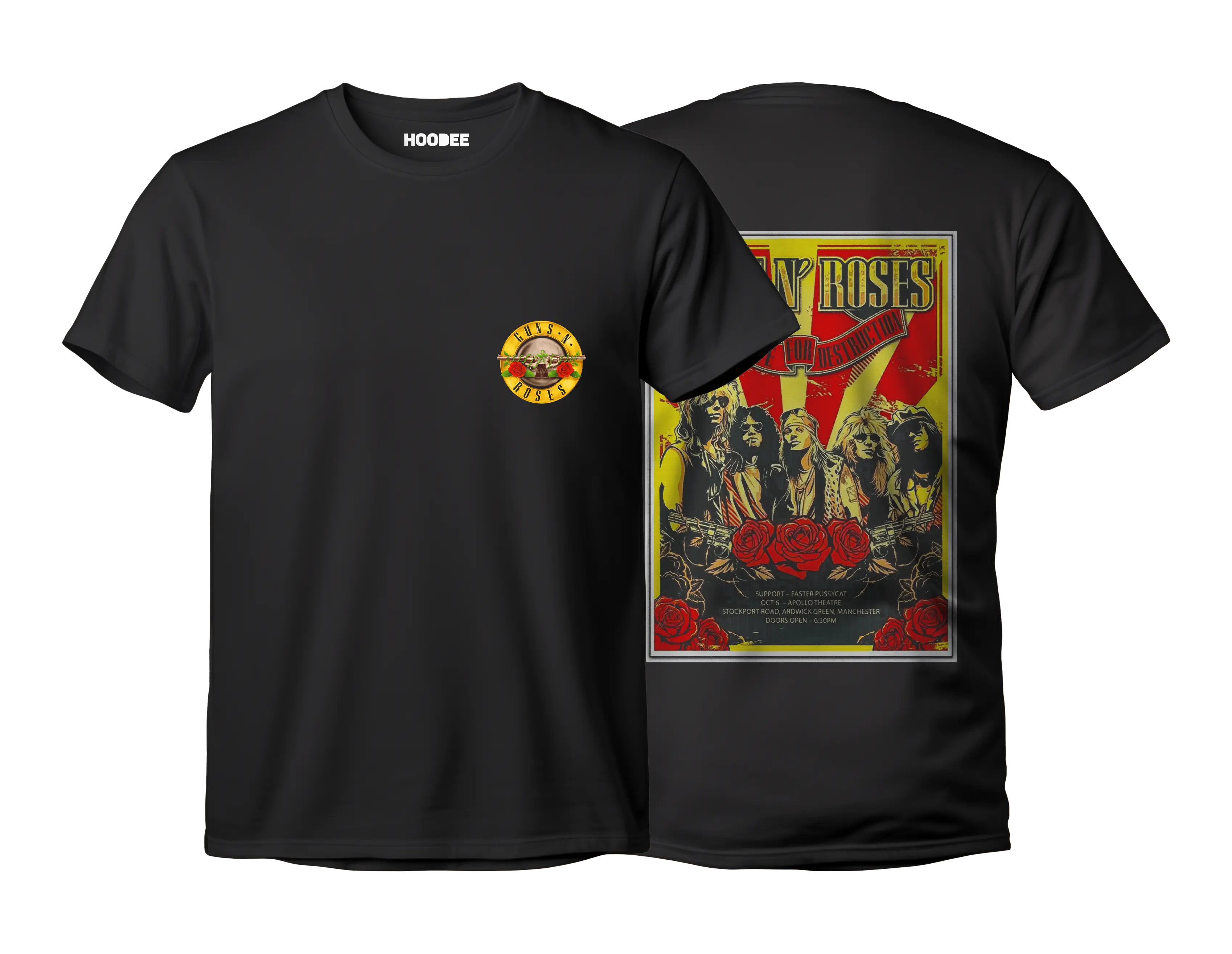Playera Guns n roses #3 HOODEE